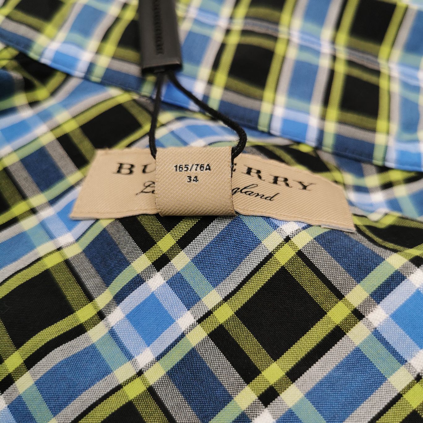 Burberry Burberry Color-Block Plaid Long Sleeve Shirt 0079 Size US S / EU 44-46 / 1 - 9 Thumbnail