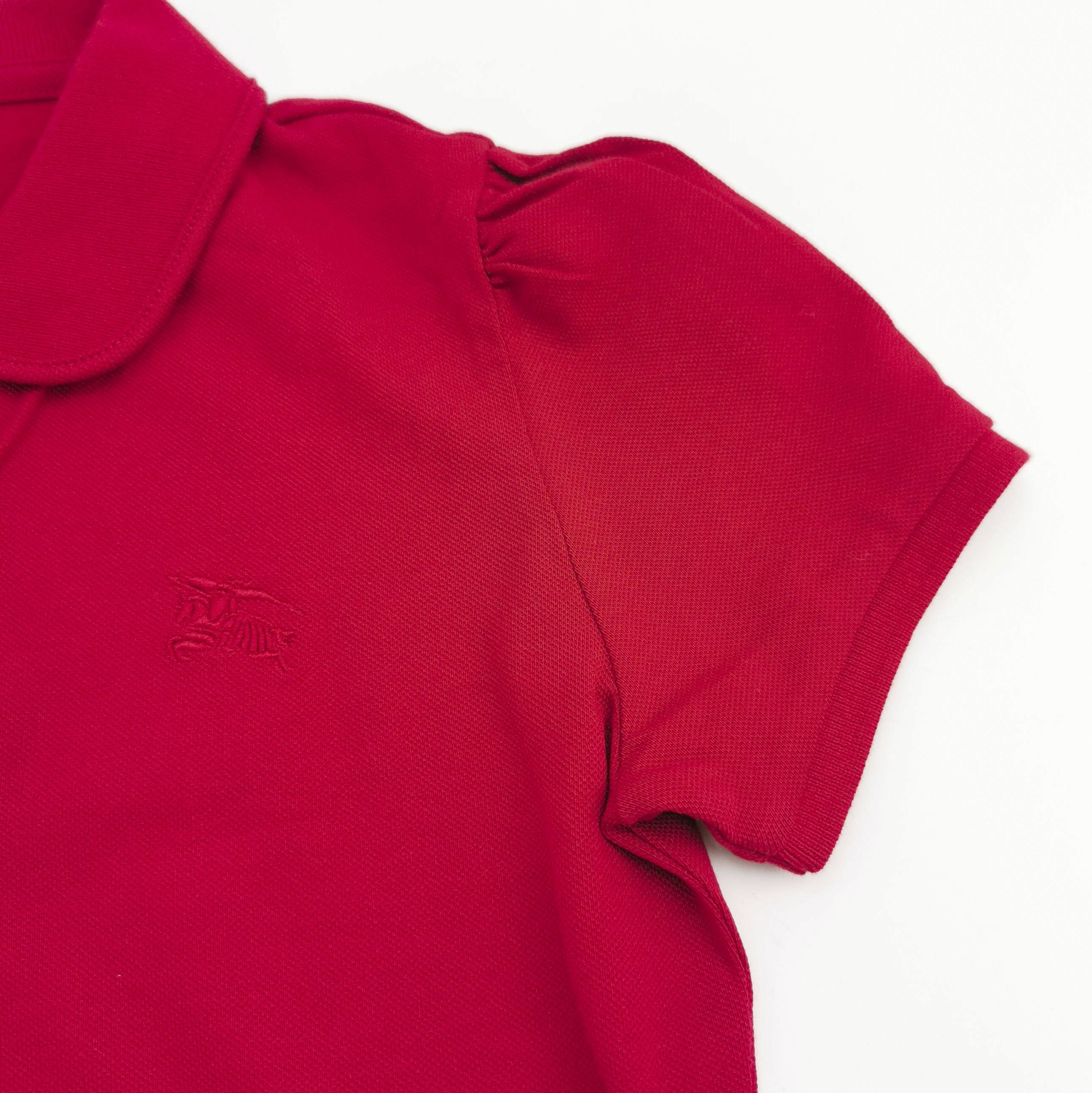 Burberry Burberry Brit Red Embroidered Polo T-Shirt 0079 Size US XS / EU 42 / 0 - 5 Thumbnail