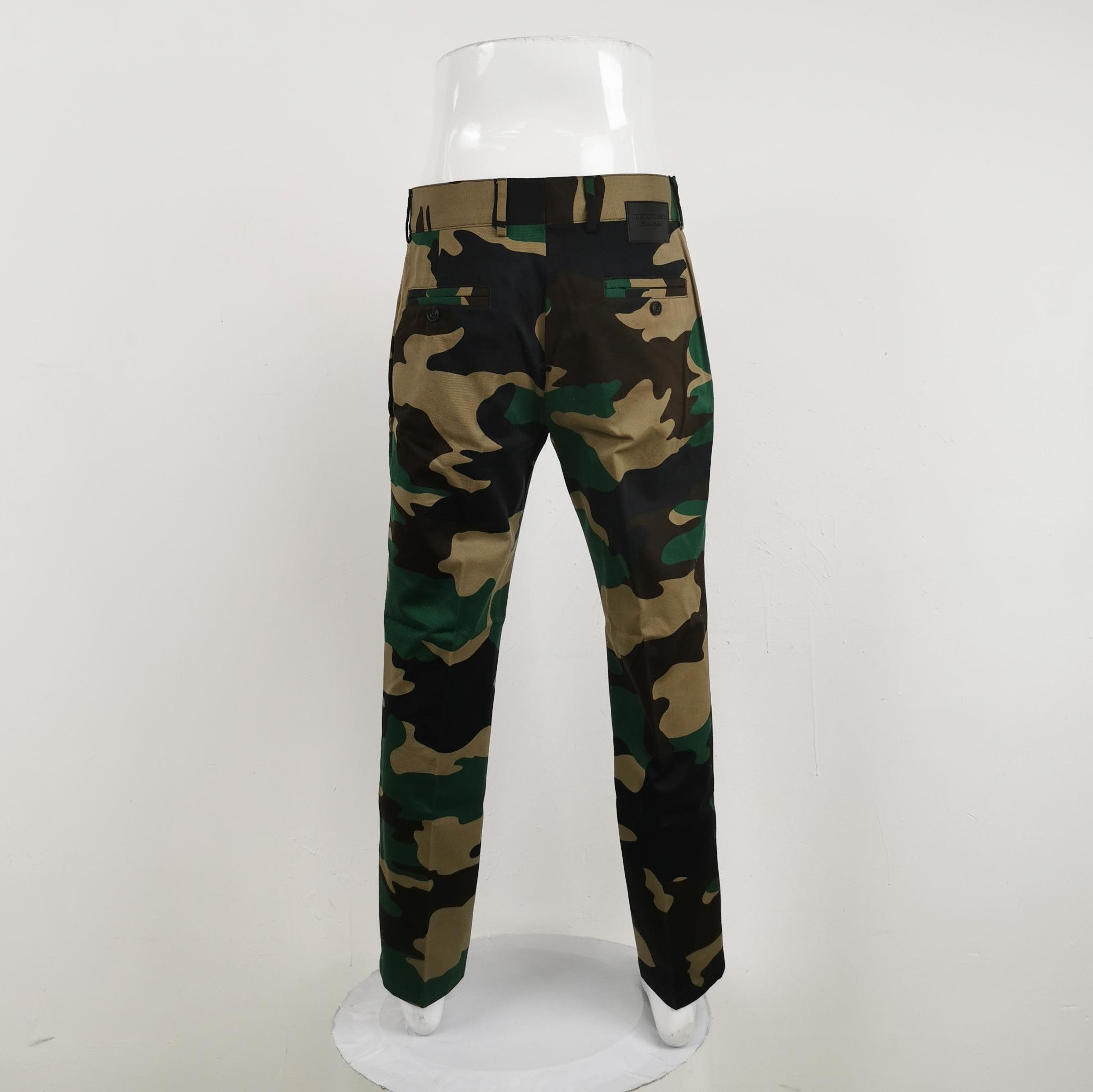 Burberry Burberry Camouflage Cotton Pants Size 42 0079 Size US 42 / EU 58 - 2 Thumbnail
