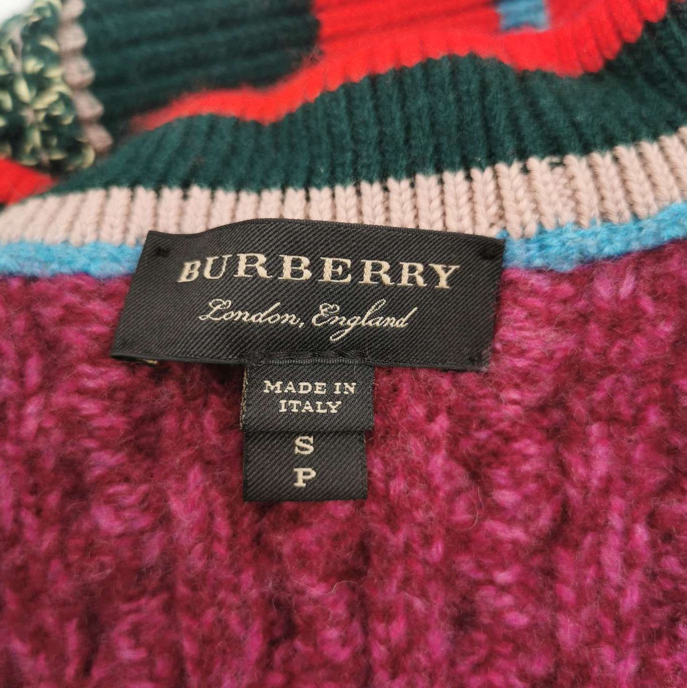 Burberry Burberry Color-Blocked Sleeveless Knit Vest in Cashmere 0079 Size US S / EU 44-46 / 1 - 4 Thumbnail