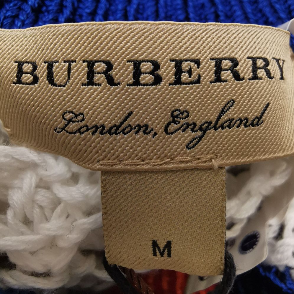 Burberry Burberry Color-Blocked Cotton Sleeveless Top 0079 Size US M / EU 48-50 / 2 - 4 Thumbnail