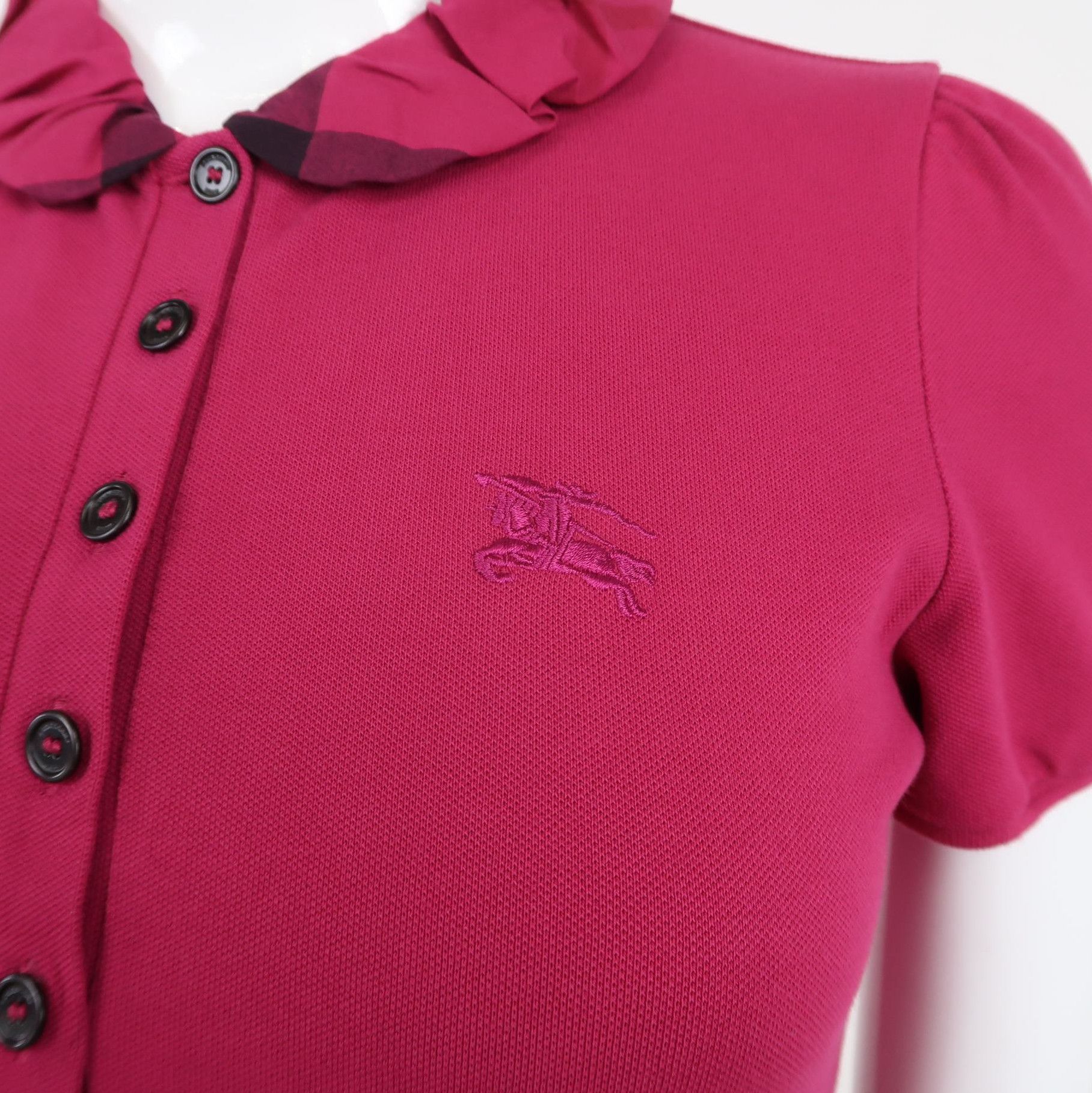 Burberry Burberry Brit Cotton Polo T-Shirt in Pink 0079 Size US S / EU 44-46 / 1 - 3 Thumbnail