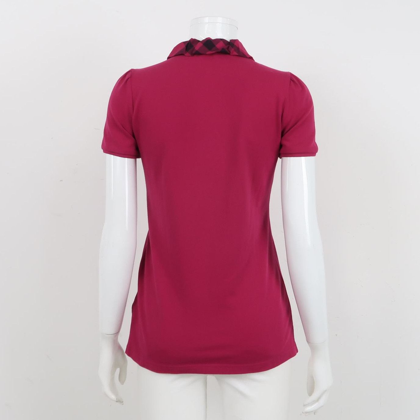 Burberry Burberry Brit Cotton Polo T-Shirt in Pink 0079 Size US S / EU 44-46 / 1 - 2 Thumbnail