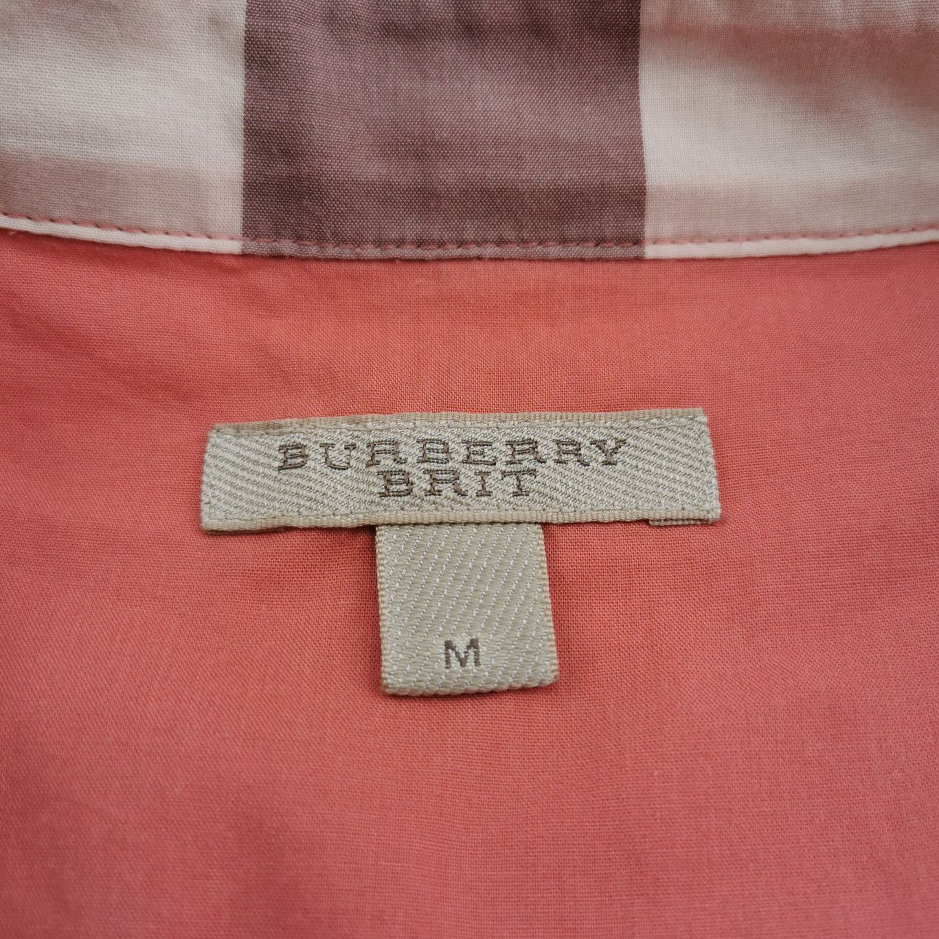 Burberry Burberry Color-Block Check Long Sleeve Shirt 0079 Size US M / EU 48-50 / 2 - 5 Thumbnail