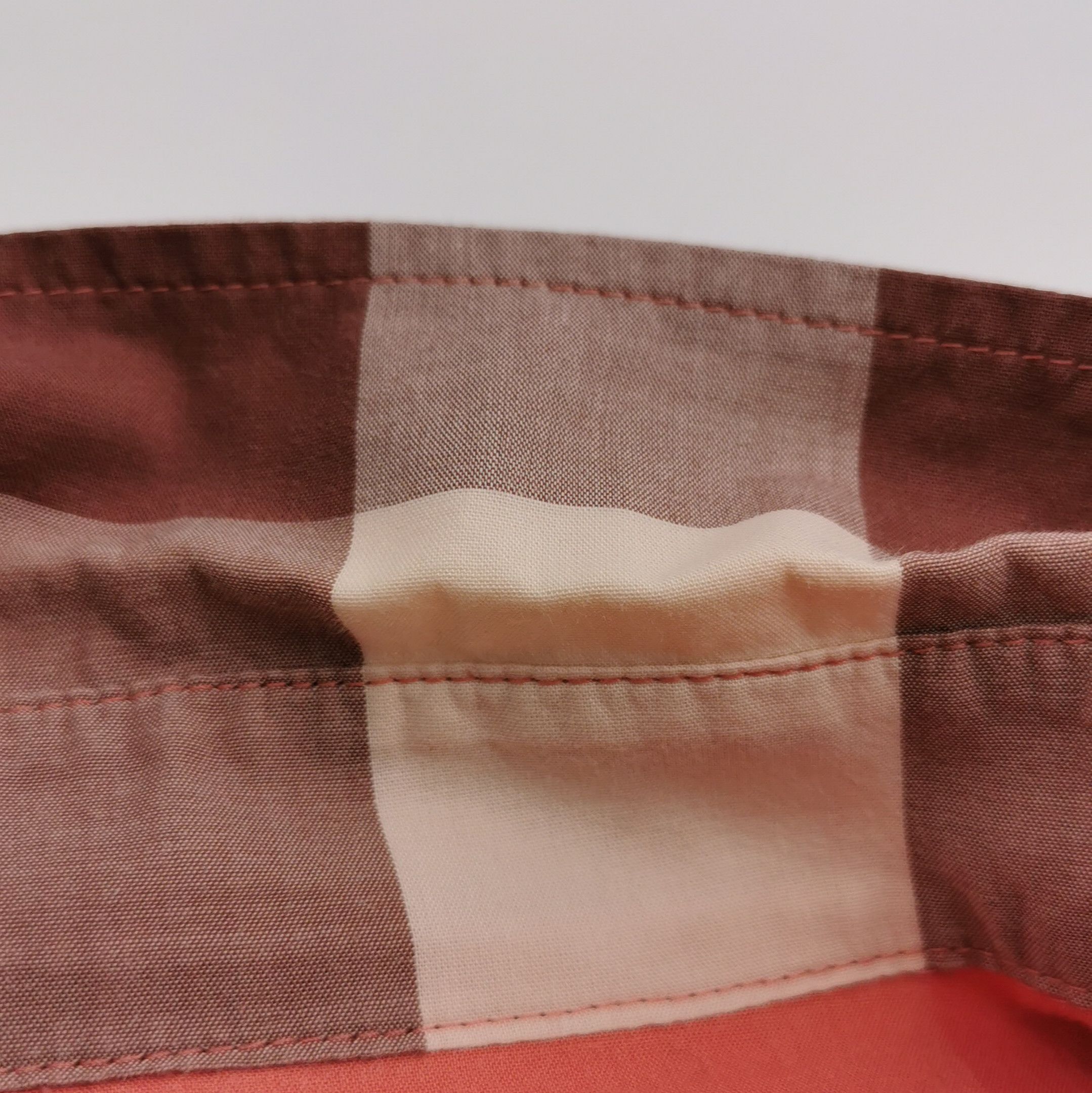 Burberry Burberry Color-Block Check Long Sleeve Shirt 0079 Size US M / EU 48-50 / 2 - 8 Thumbnail