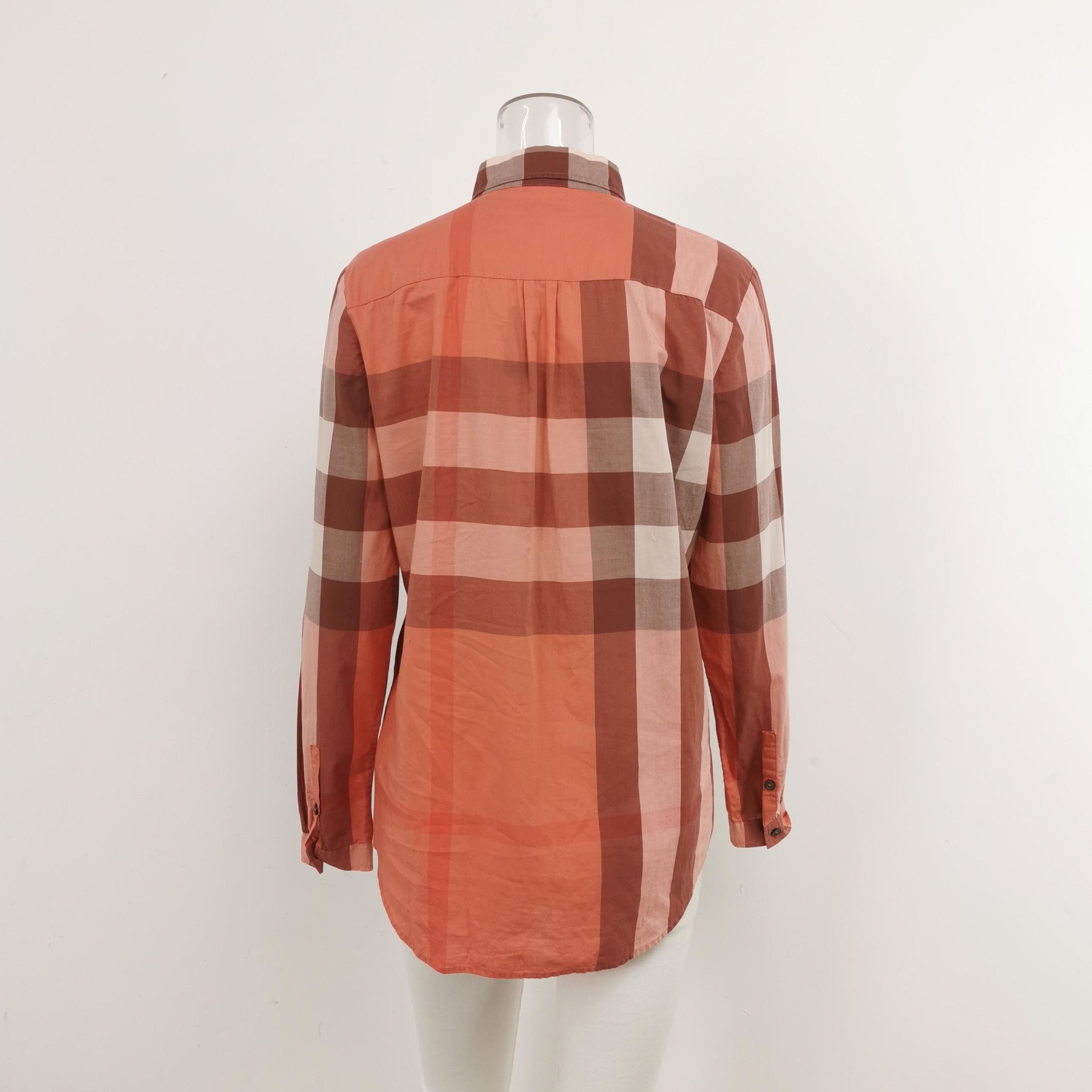 Burberry Burberry Color-Block Check Long Sleeve Shirt 0079 Size US M / EU 48-50 / 2 - 2 Thumbnail