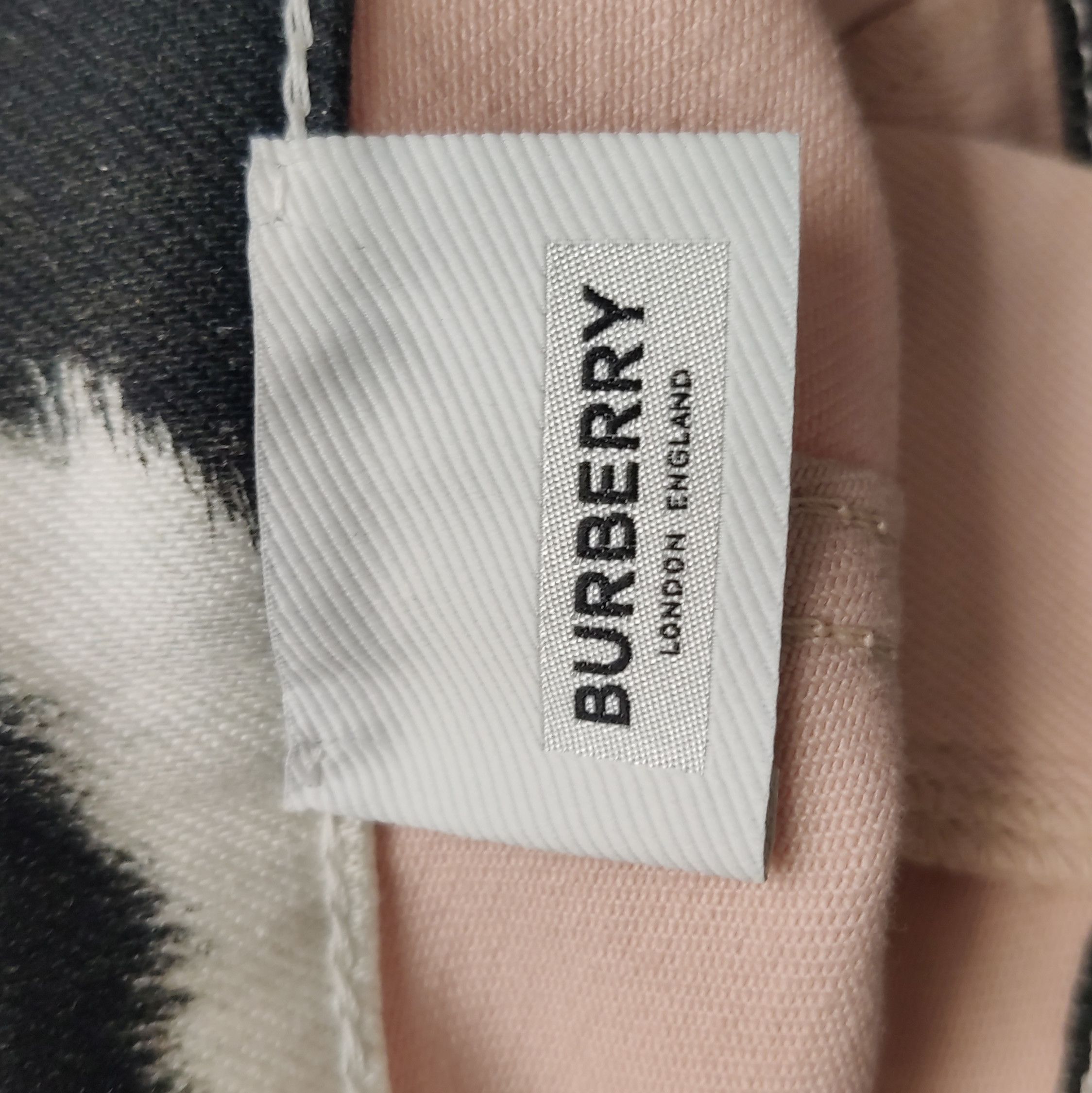 Burberry Burberry Color-Block Logo Cotton Long Pants 0079 Size US 27 - 5 Thumbnail