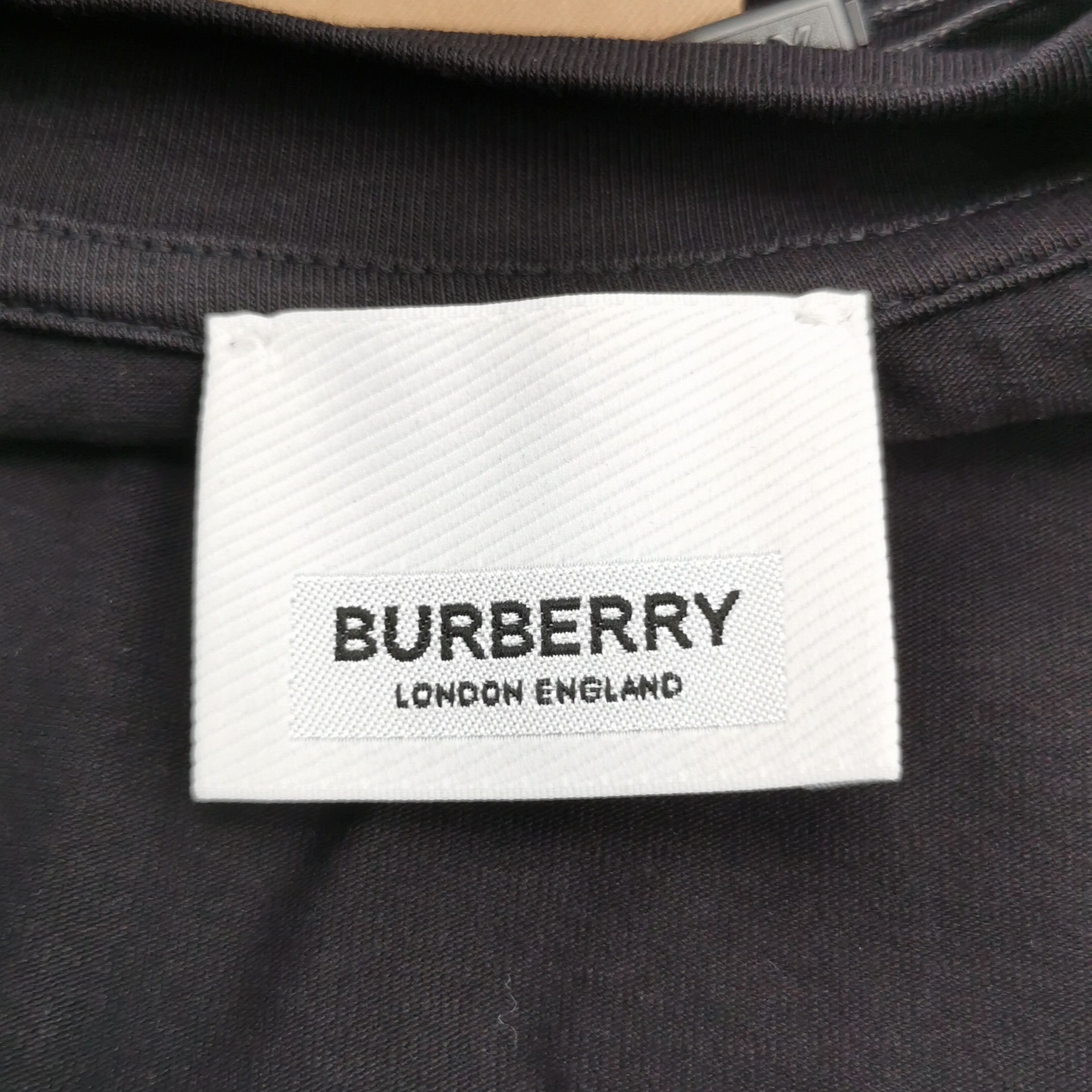 Burberry Burberry Cotton Logo Crew Neck T-Shirt 0079 Size US XXS / EU 40 - 5 Thumbnail