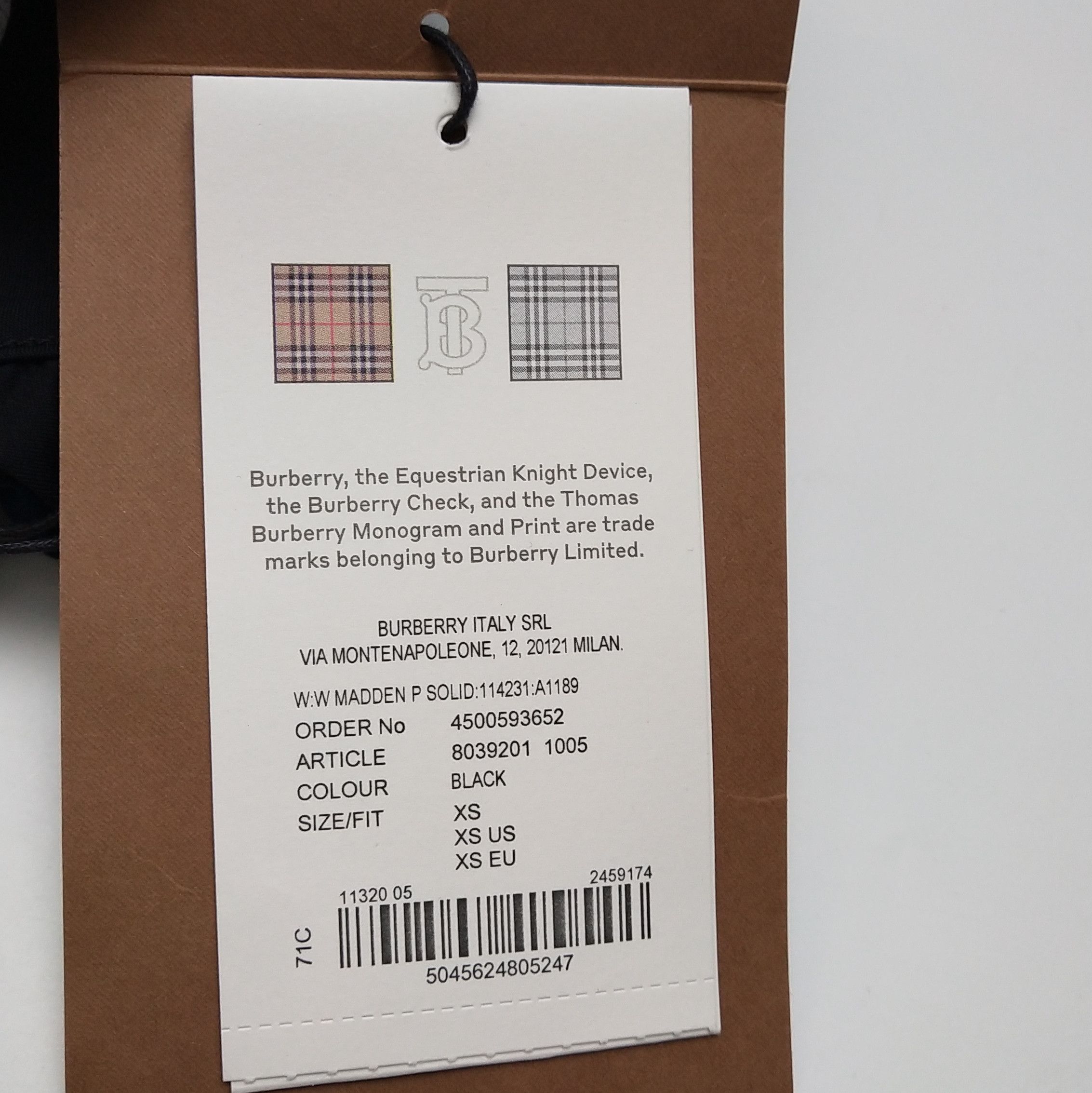 Burberry Burberry Color Block Logo Leggings in XS 0079 Size US 26 / EU 42 - 8 Thumbnail
