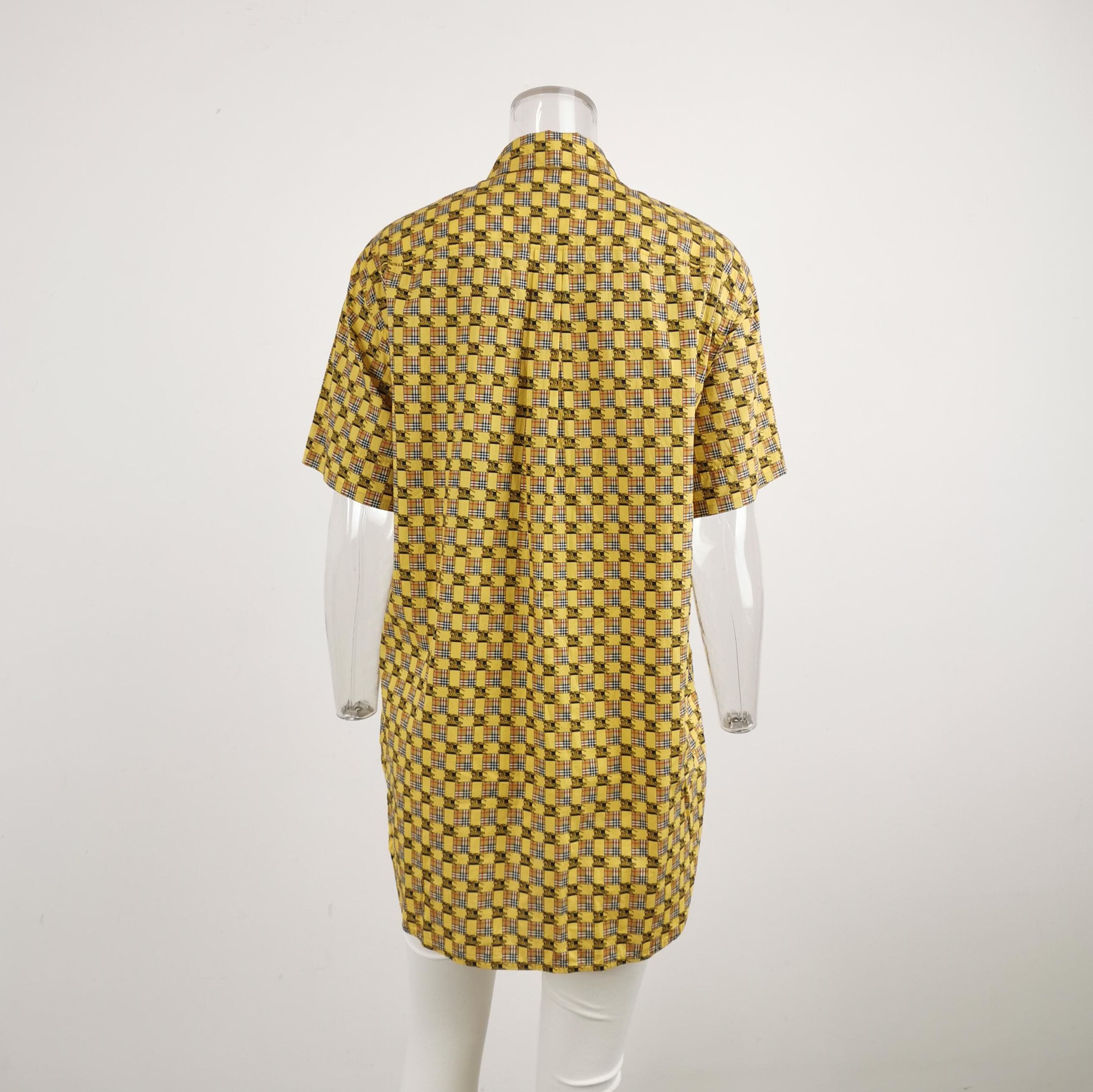Burberry Burberry Colorful Graphic Pattern Short Sleeve Shirt 0079 Size US S / EU 44-46 / 1 - 3 Thumbnail