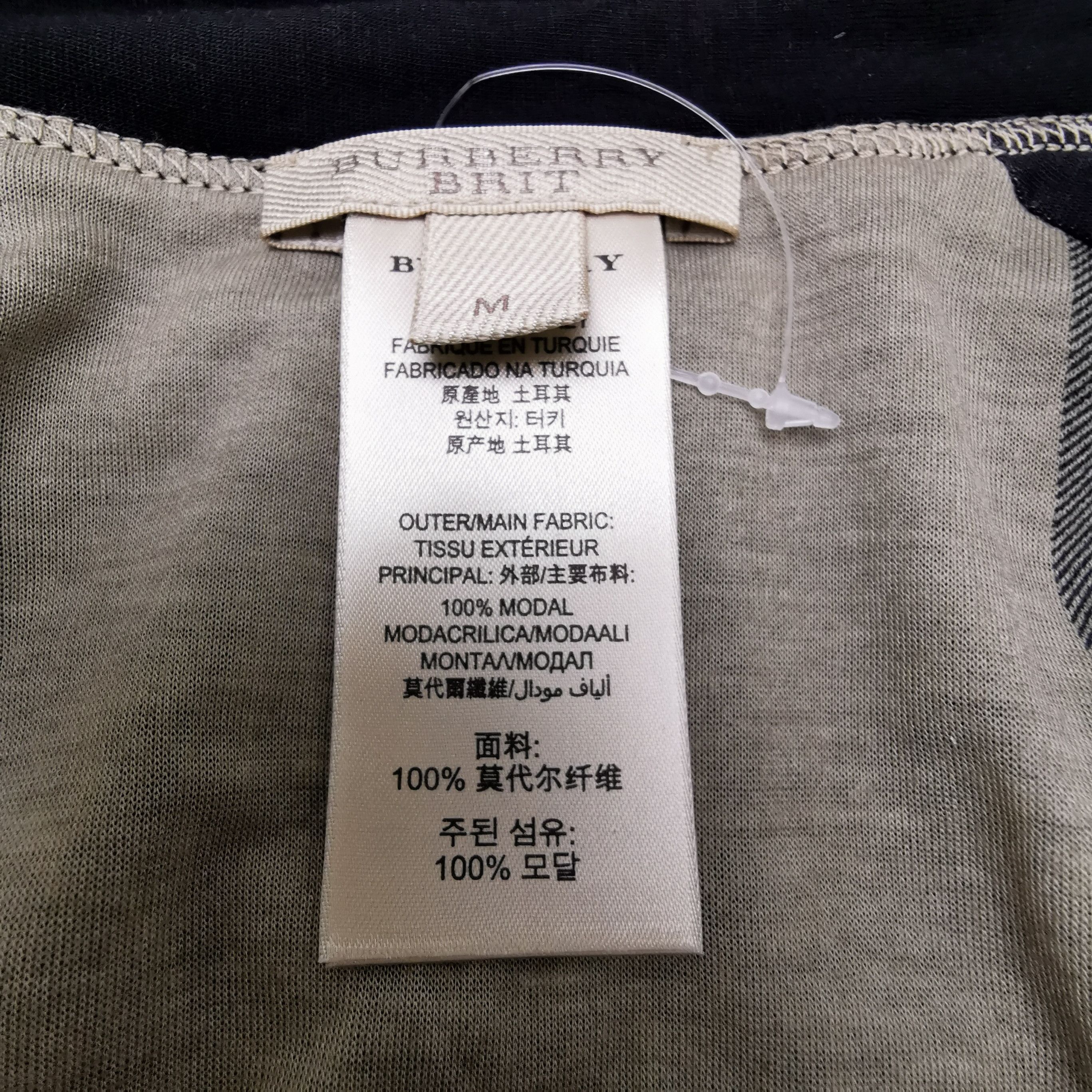 Burberry Burberry Brit Black Long Sleeve Knit Top 0079 Size US M / EU 48-50 / 2 - 5 Thumbnail