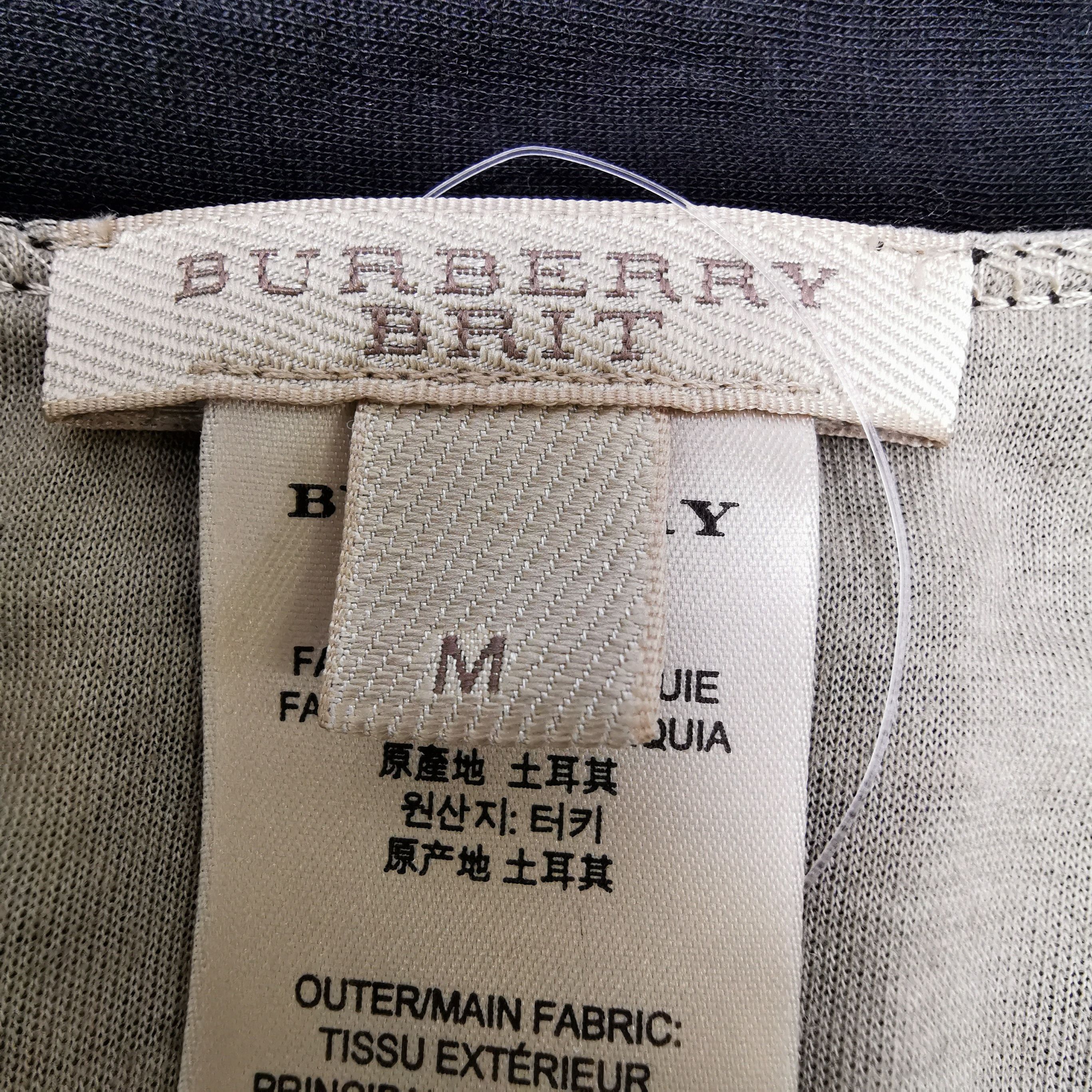 Burberry Burberry Brit Black Long Sleeve Knit Top 0079 Size US M / EU 48-50 / 2 - 3 Thumbnail