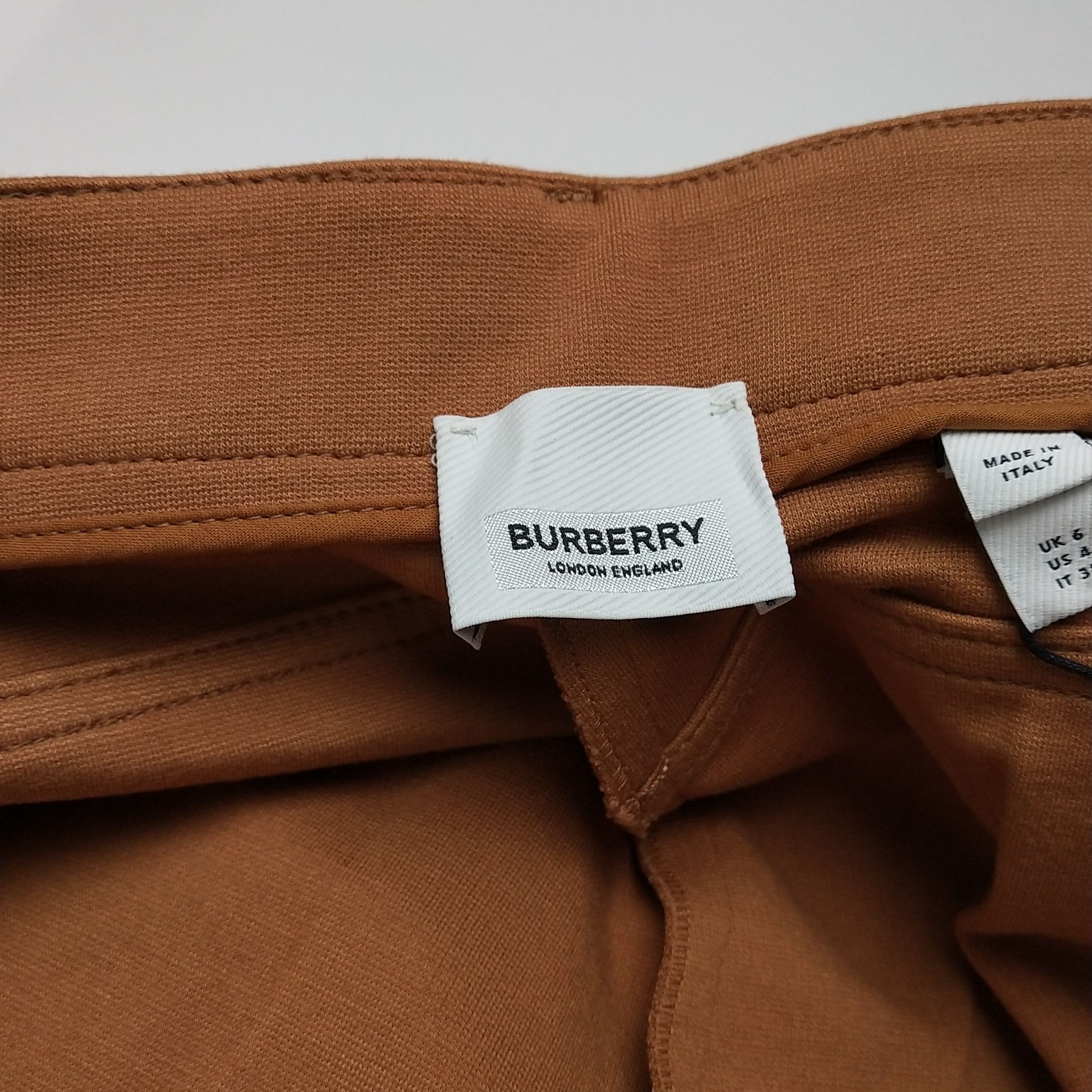 Burberry Burberry Solid Wide-Leg Trousers in US Size 4 0079 Size US 27 - 5 Thumbnail