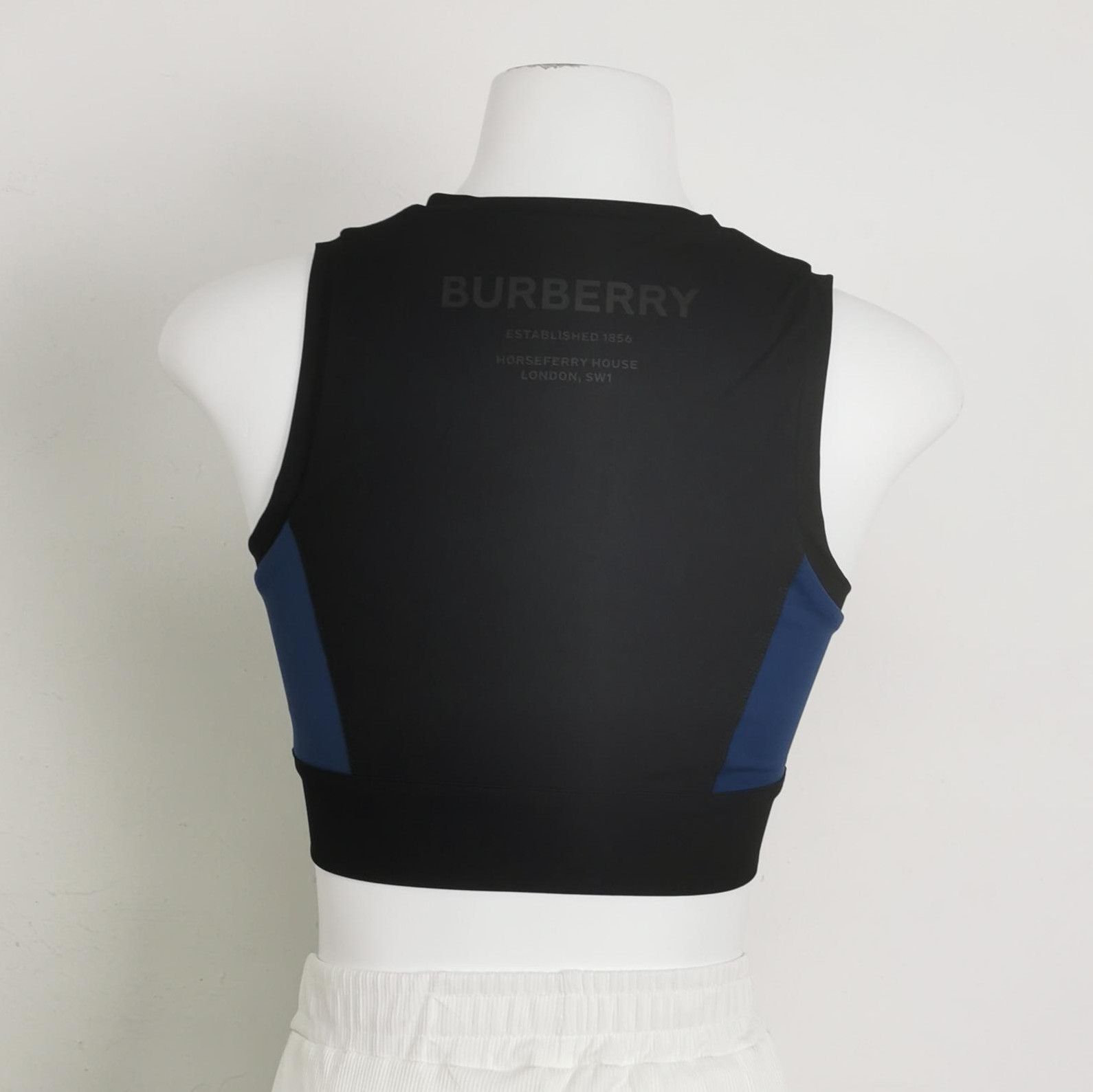 Burberry Burberry Color Block Logo Crop Top 0079 Size US XXS / EU 40 - 2 Thumbnail