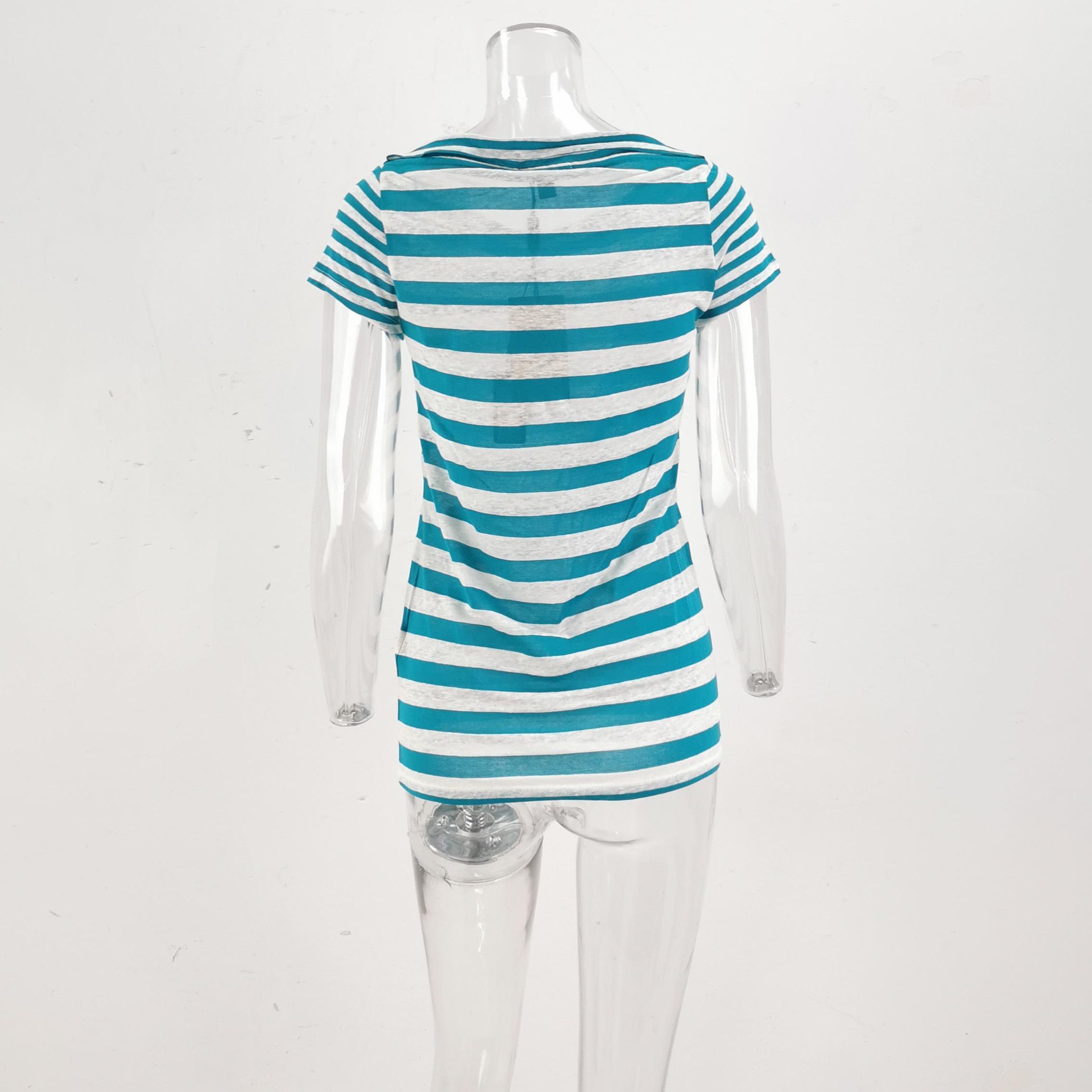 Burberry Burberry Striped Off-Shoulder Top in XS 0079 Size US XS / EU 42 / 0 - 3 Thumbnail