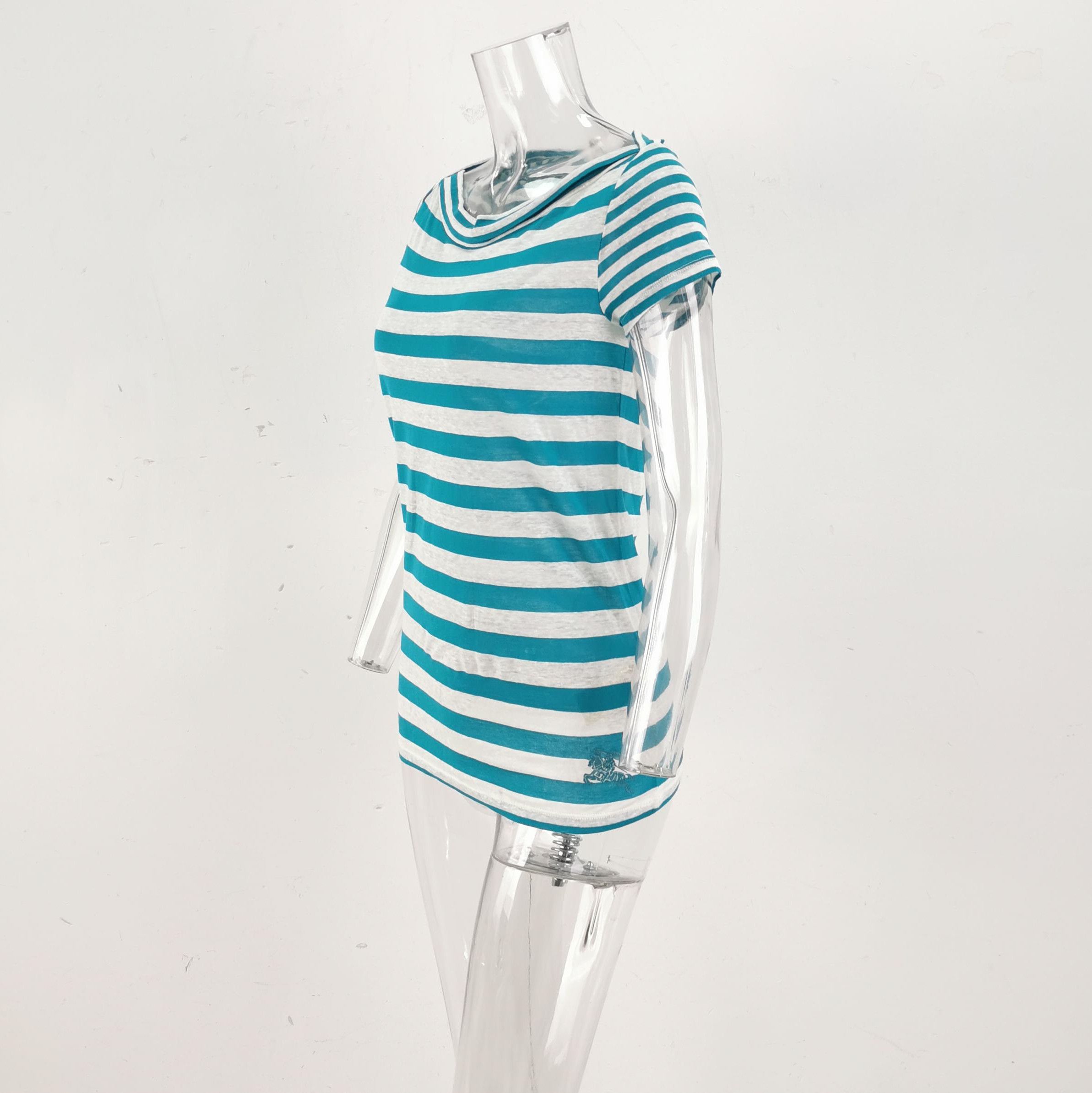 Burberry Burberry Striped Off-Shoulder Top in XS 0079 Size US XS / EU 42 / 0 - 2 Thumbnail