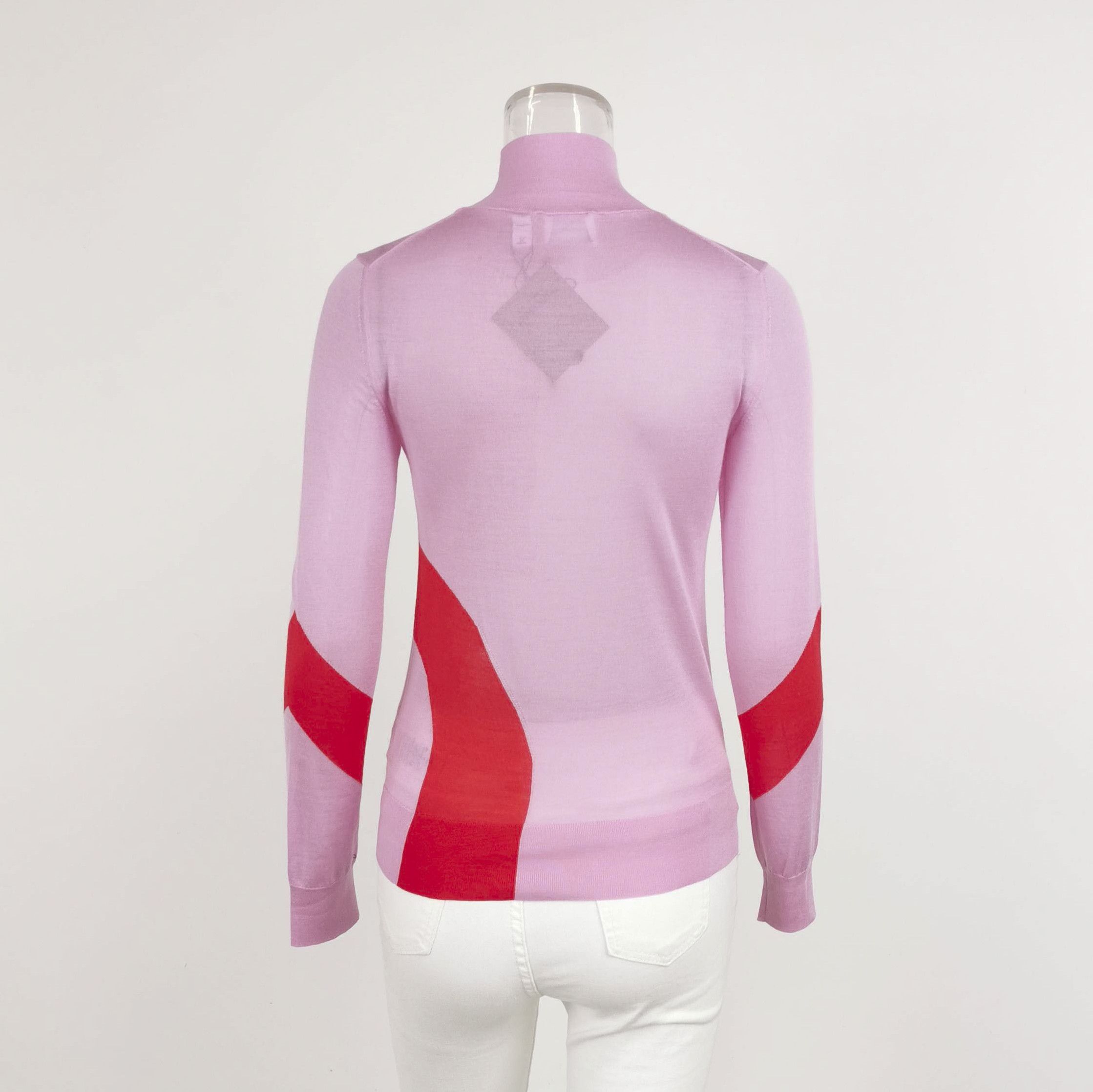 Burberry Burberry Colorful Silk Wool Blend Long Sleeve Sweater 0079 Size US XS / EU 42 / 0 - 3 Thumbnail
