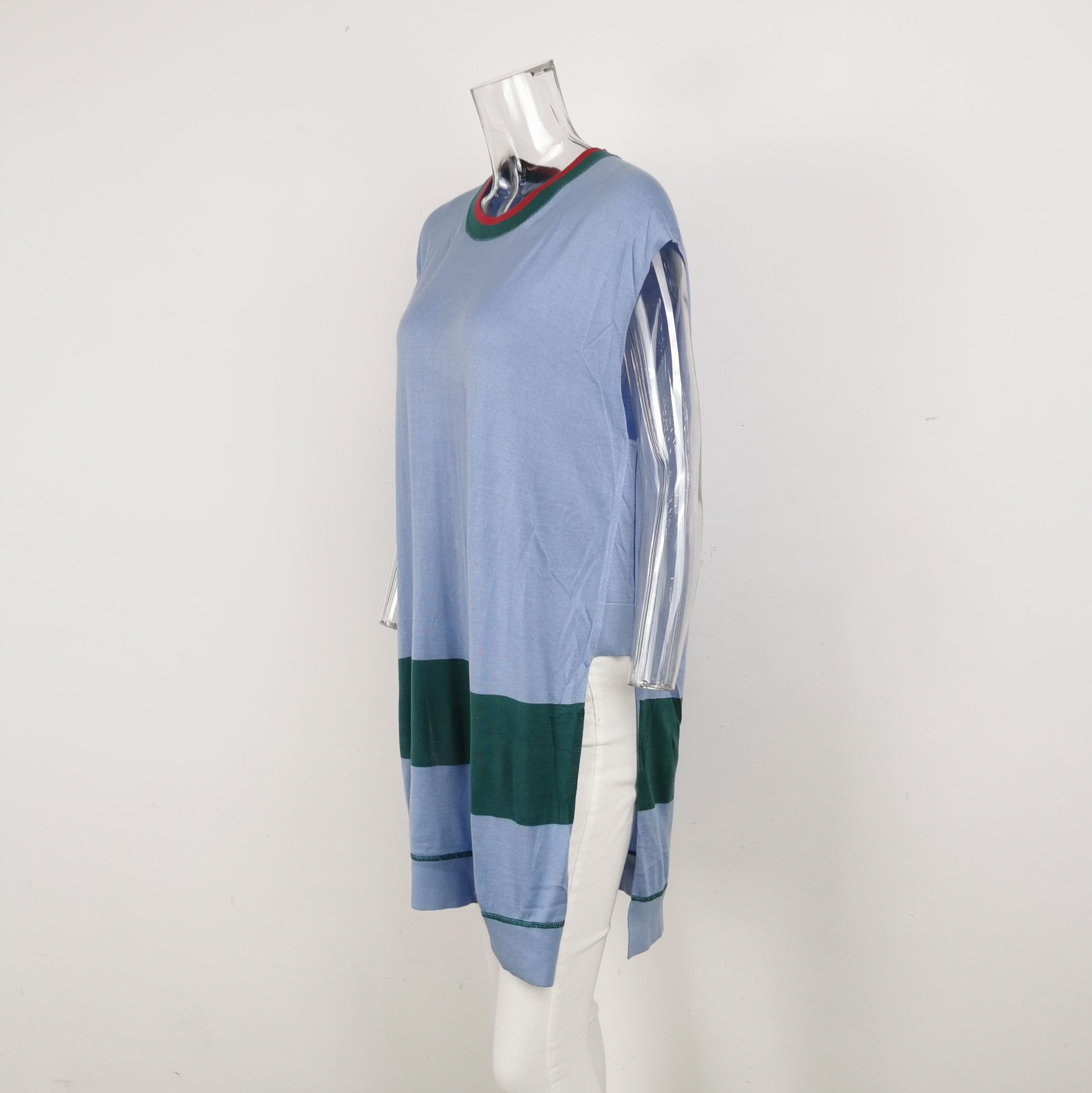 Burberry Burberry Colorblock Sleeveless Knit Top 0079 Size US L / EU 52-54 / 3 - 2 Thumbnail