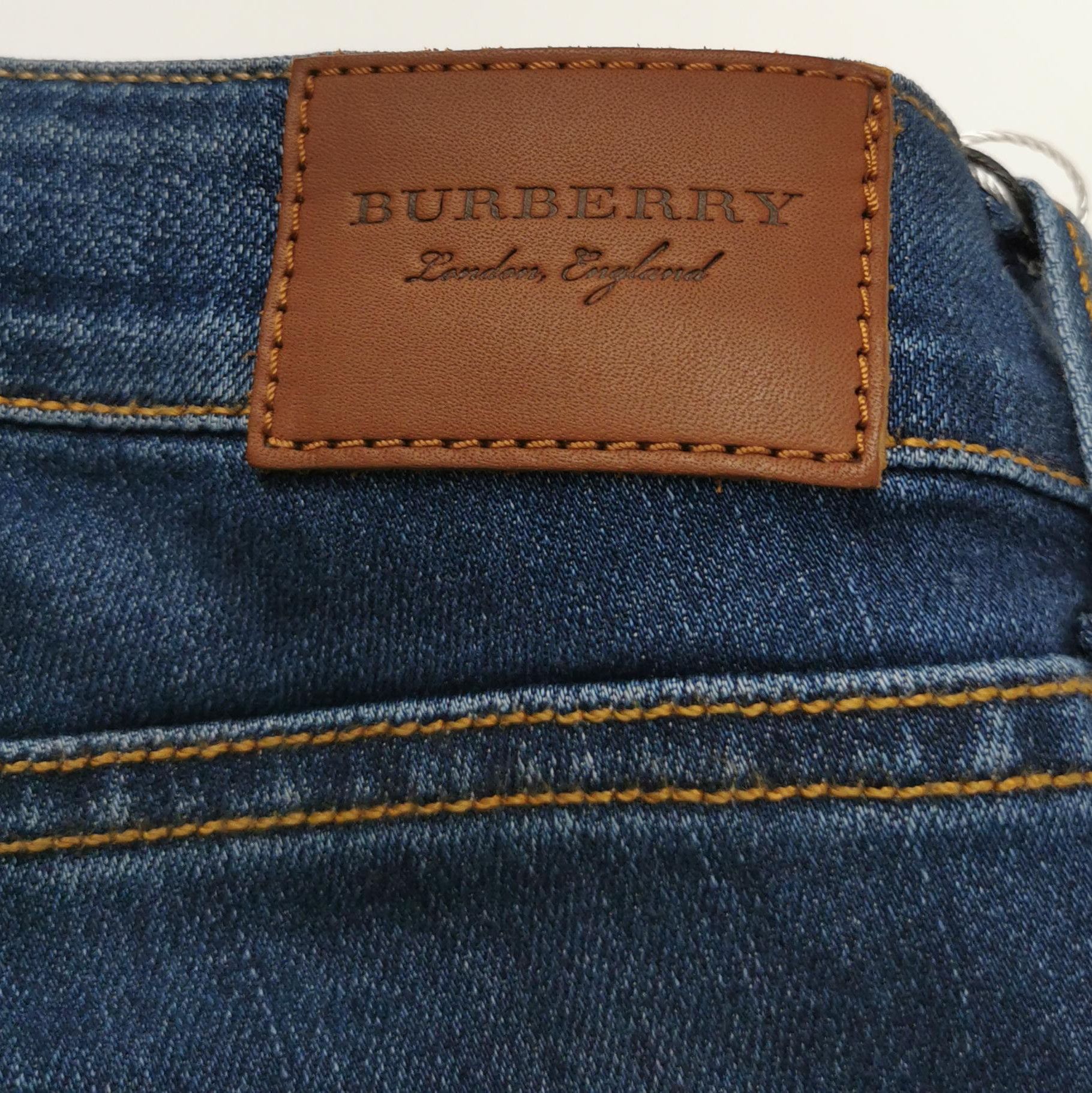 Burberry Logo Cotton Long Pants Size 28 0079