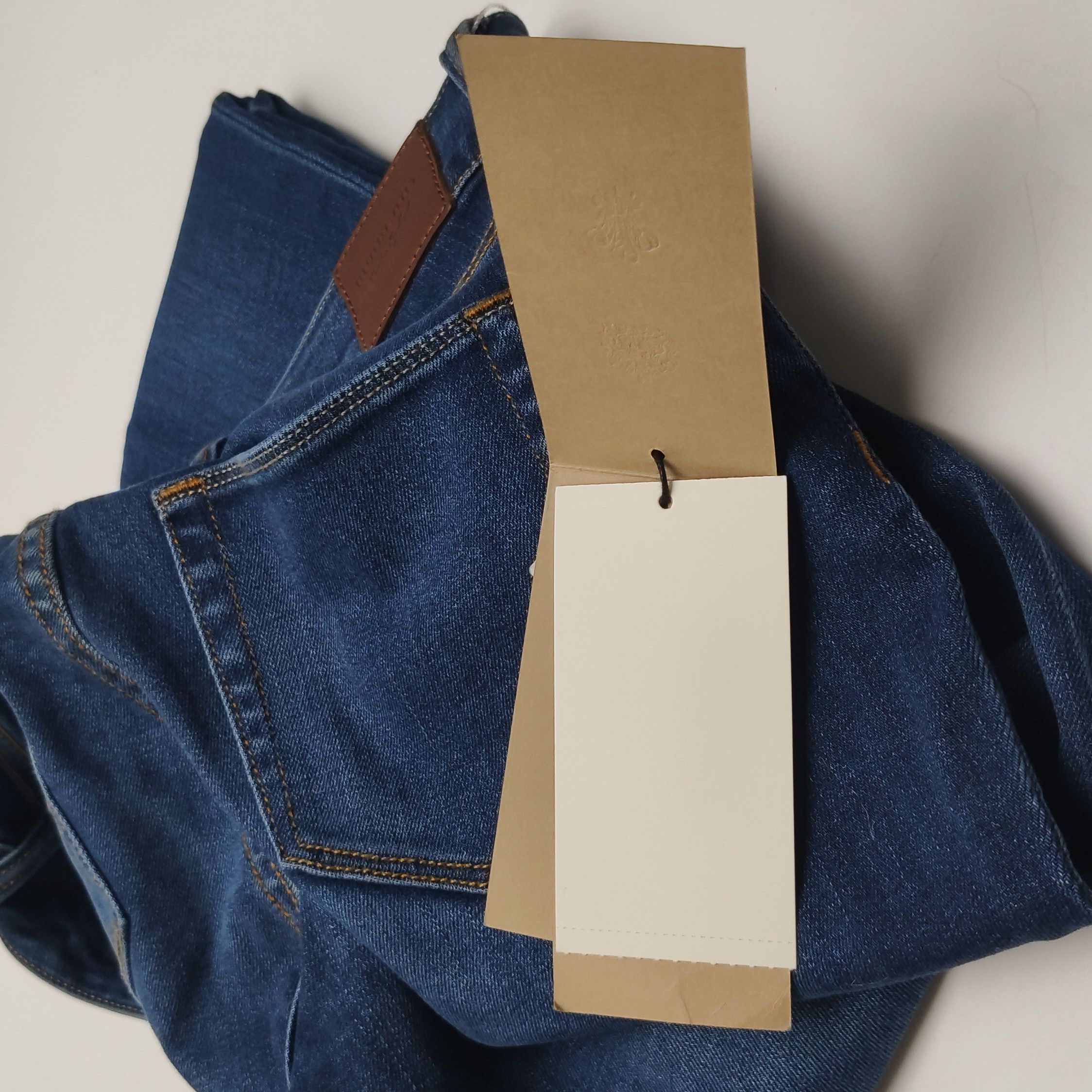 Burberry Logo Cotton Long Pants Size 28 0079