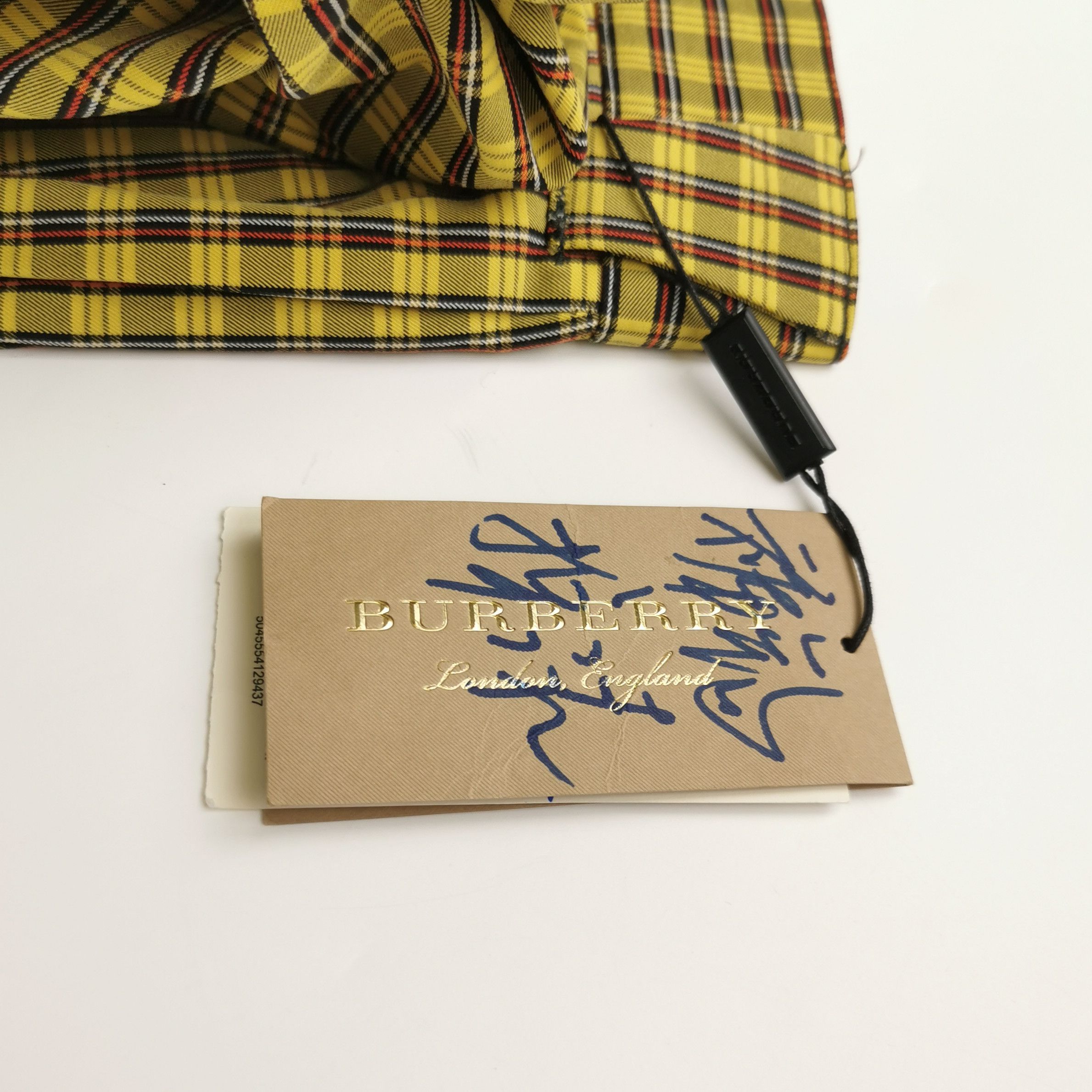 Burberry Burberry Color-Blocked Cotton Trousers US44 0079 Size US 44 / EU 60 - 4 Thumbnail