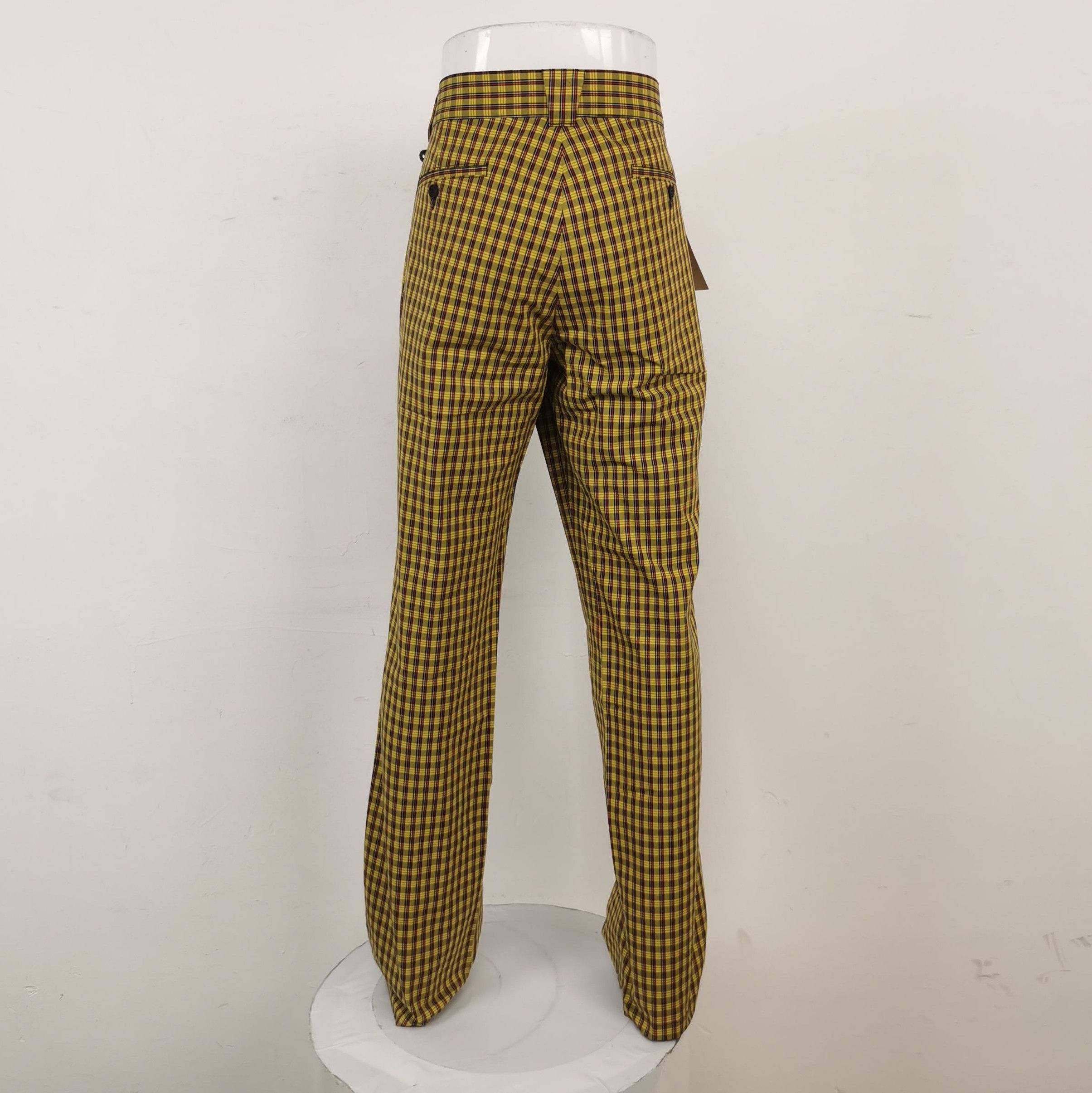 Burberry Burberry Color-Blocked Cotton Trousers US44 0079 Size US 44 / EU 60 - 2 Thumbnail