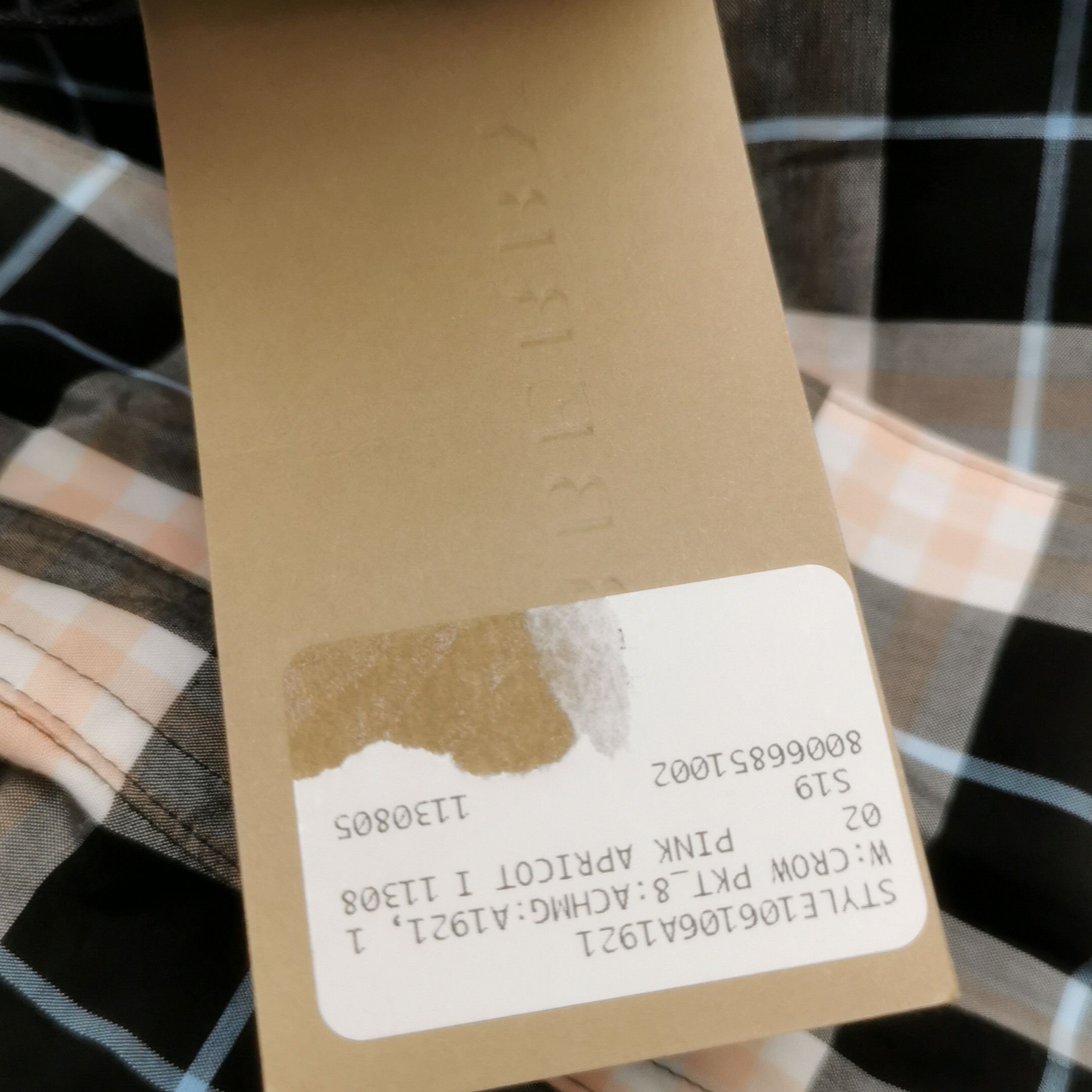 Burberry Burberry Checkered Cotton Button-Up Shirt 0079 Size US XS / EU 42 / 0 - 9 Thumbnail