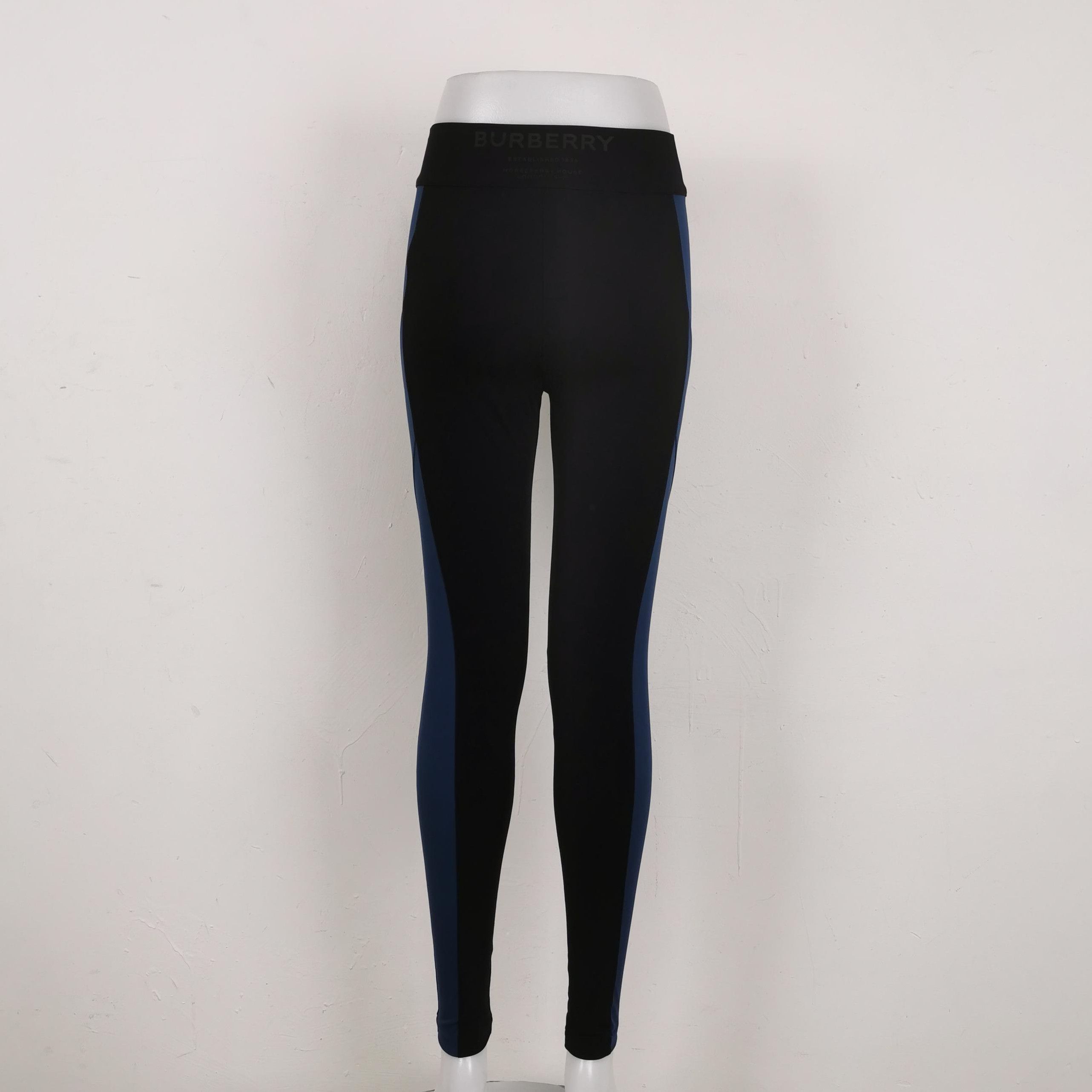 Burberry Burberry Color-block Logo Leggings in XS Size 0079 Size US 26 / EU 42 - 2 Thumbnail