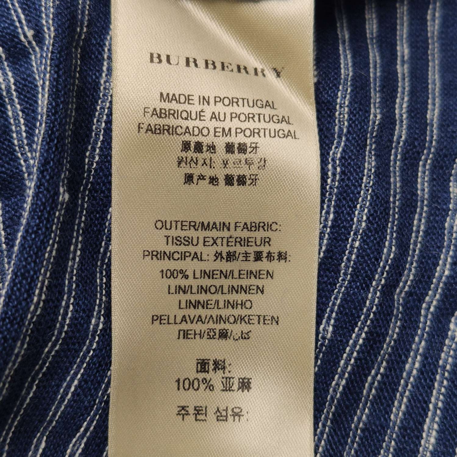 Burberry Burberry Brit Striped Linen T-Shirt for Summer 0079 Size US S / EU 44-46 / 1 - 6 Thumbnail