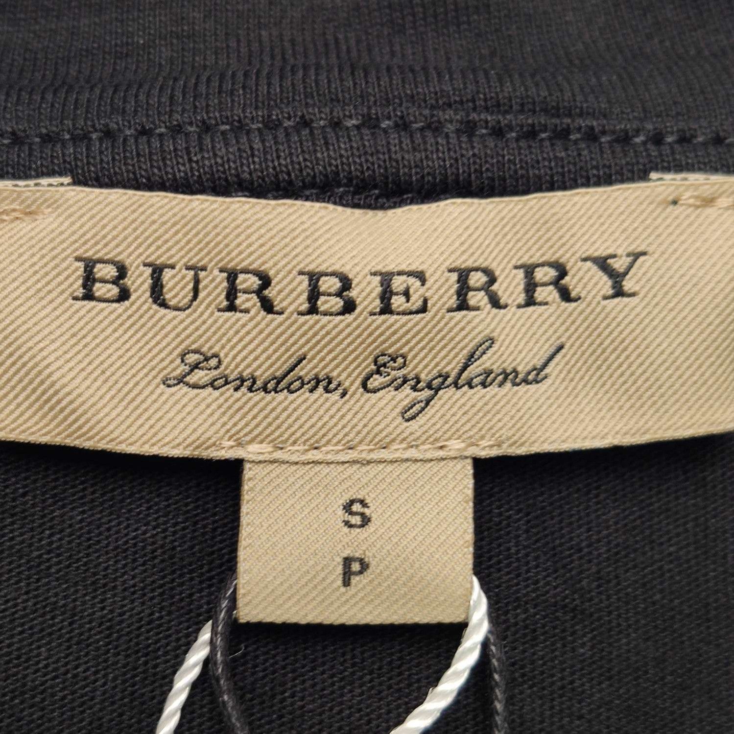 Burberry Burberry Cotton Black Round Neck T-Shirt 0079 Size US S / EU 44-46 / 1 - 5 Thumbnail