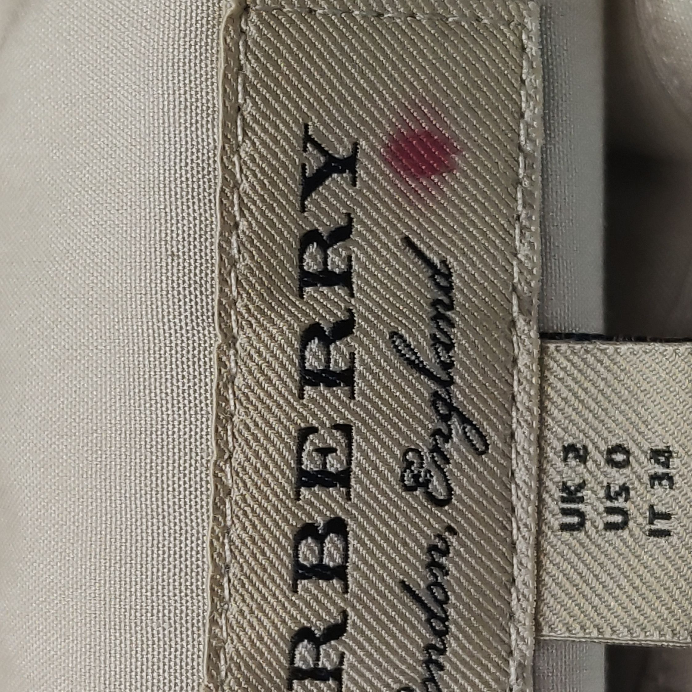 Burberry Burberry Long Sleeve Button-Down Cotton Shirt 0079 Size US XXS / EU 40 - 8 Thumbnail