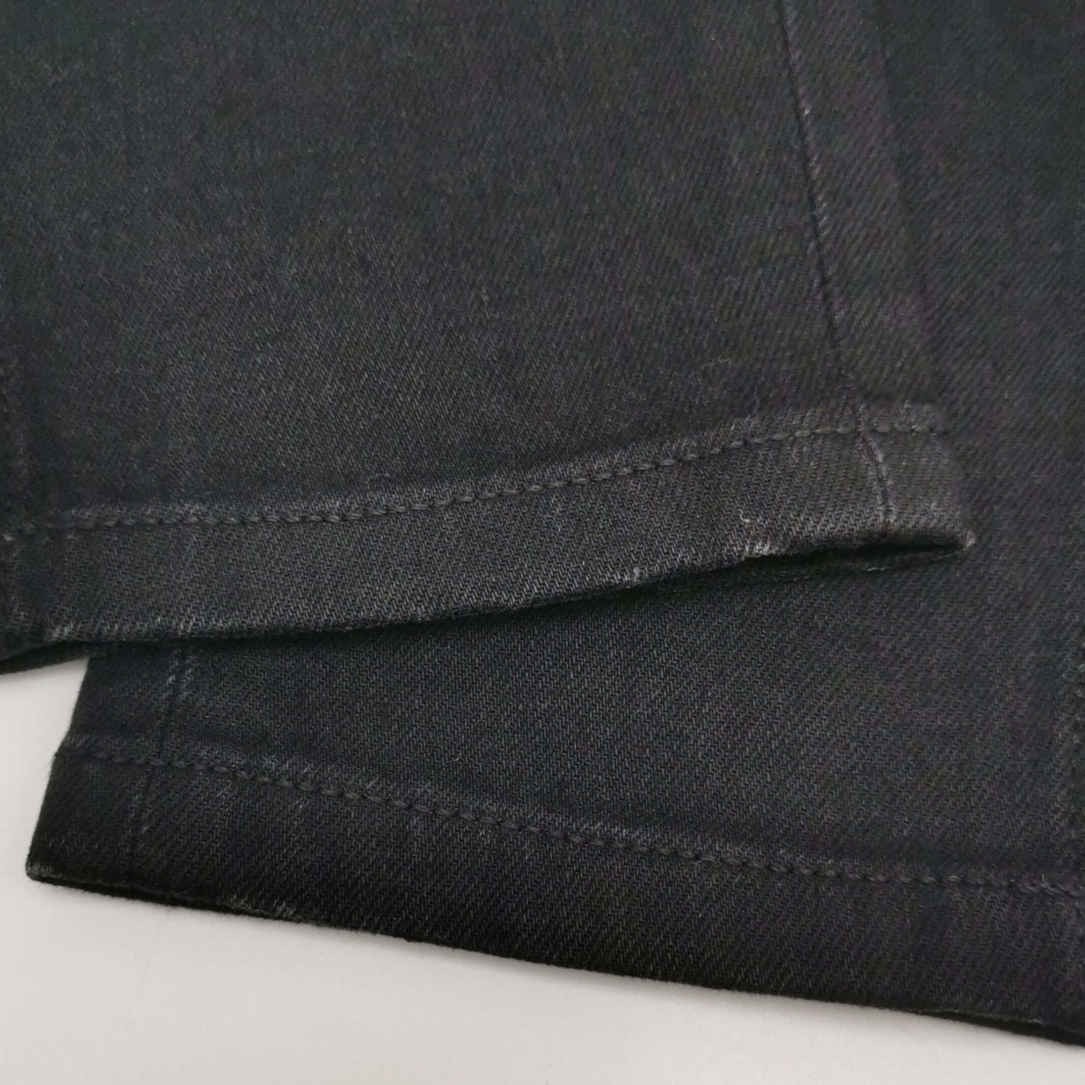 Burberry Burberry Brit Slim Fit Black Cotton Pants 0079 Size US 37 - 6 Thumbnail