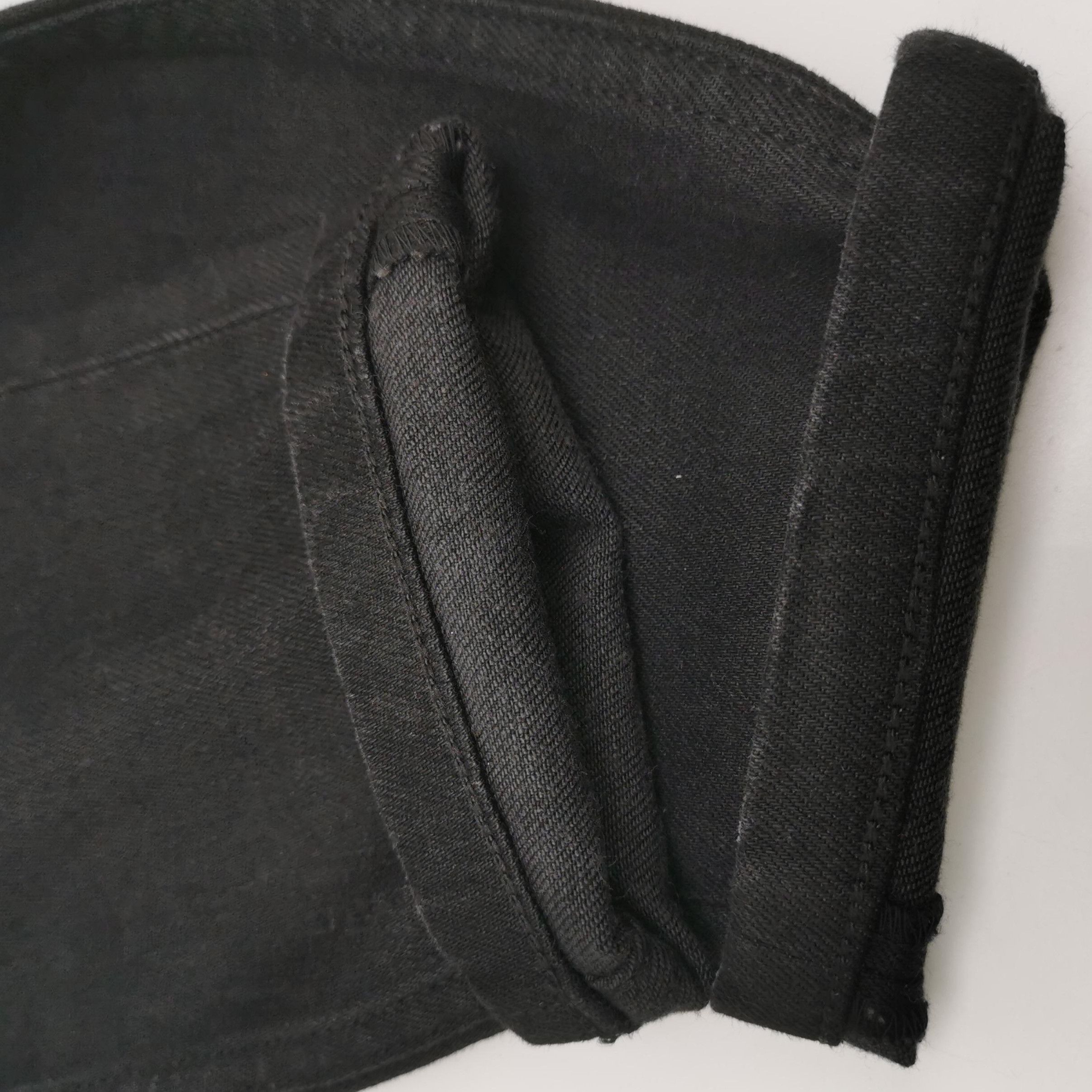 Burberry Burberry Brit Slim Fit Black Cotton Pants 0079 Size US 37 - 5 Thumbnail