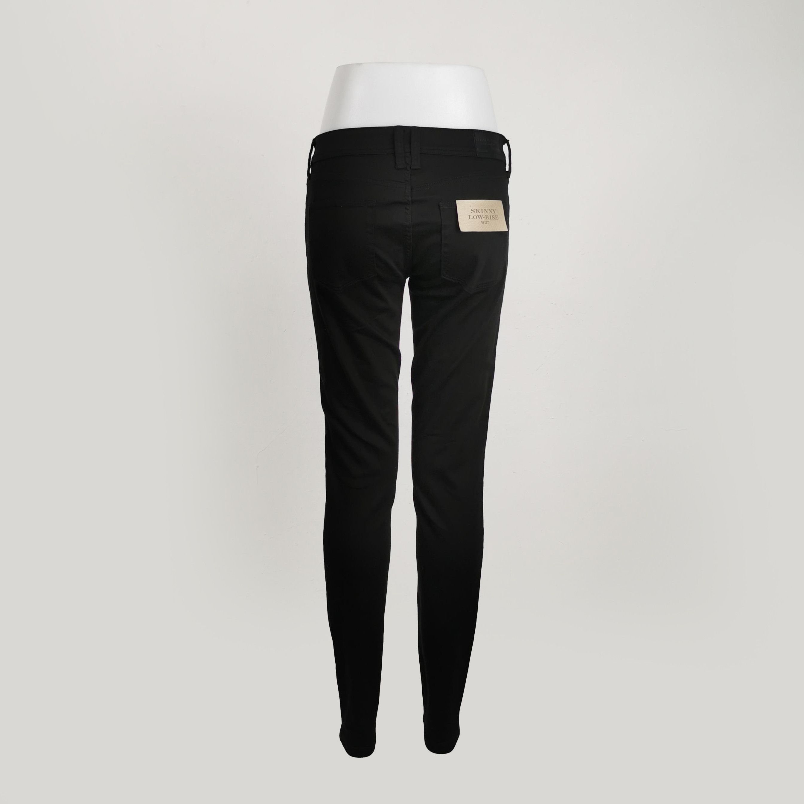 Burberry Burberry Logo Cotton Slim Fit Pants 0079 Size US 27 - 2 Thumbnail