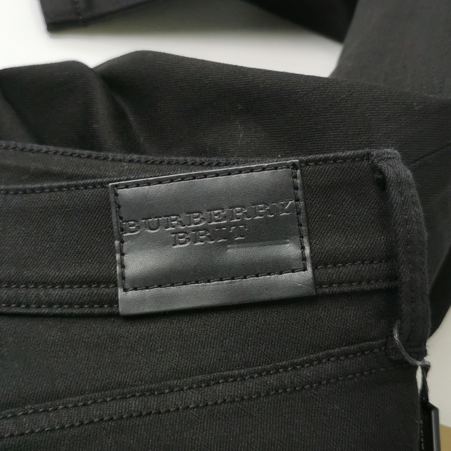 Burberry Burberry Logo Cotton Slim Fit Pants 0079 Size US 27 - 3 Thumbnail