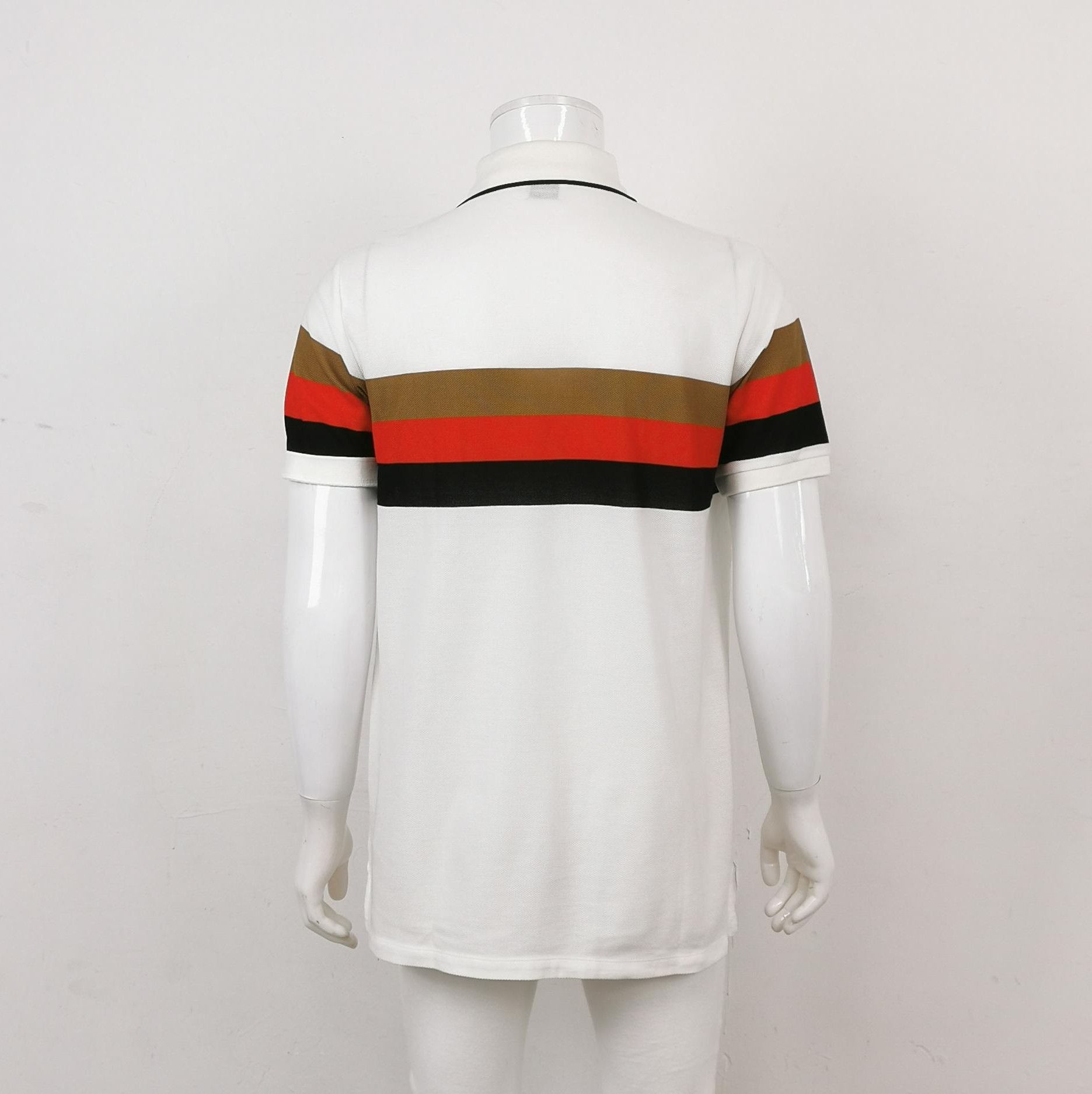 Burberry Burberry Color Block Striped Polo Shirt Size S 0079 Size US S / EU 44-46 / 1 - 2 Thumbnail