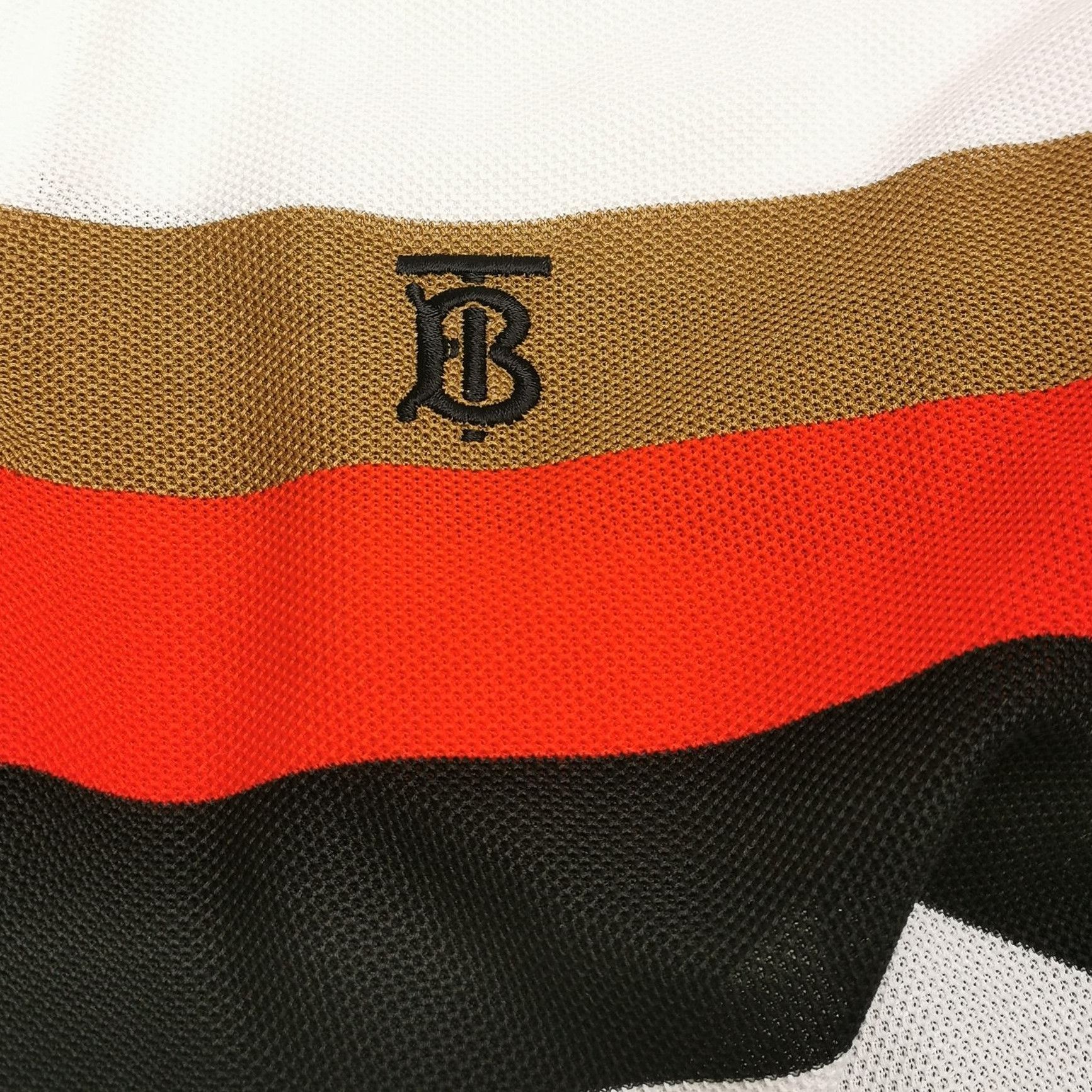 Burberry Burberry Color Block Striped Polo Shirt Size S 0079 Size US S / EU 44-46 / 1 - 3 Thumbnail