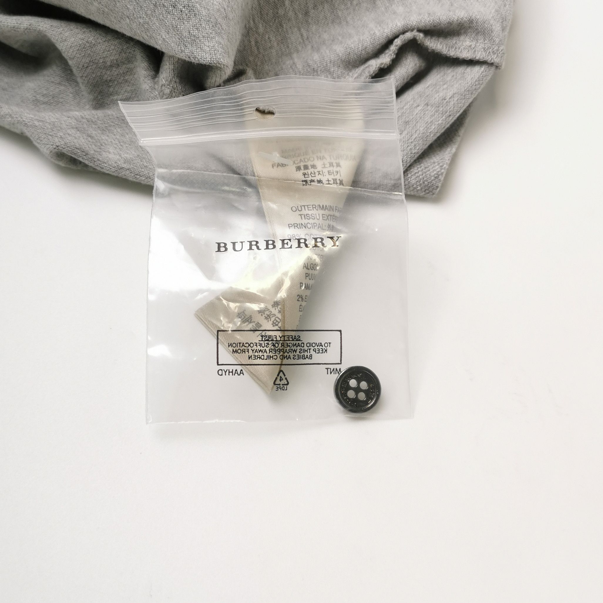 Burberry Burberry Brit Contrast Collar Polo Shirt 0079 Size US M / EU 48-50 / 2 - 5 Thumbnail