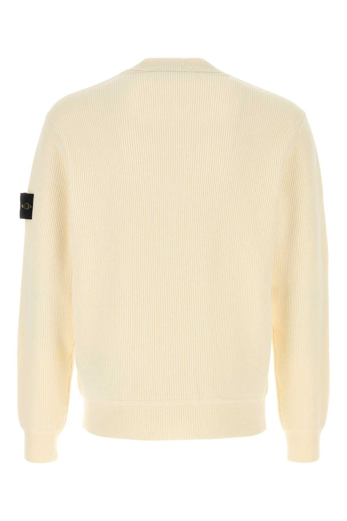 Stone Island Ivory Cotton Sweater Size US XXL / EU 58 / 5 - 2 Thumbnail