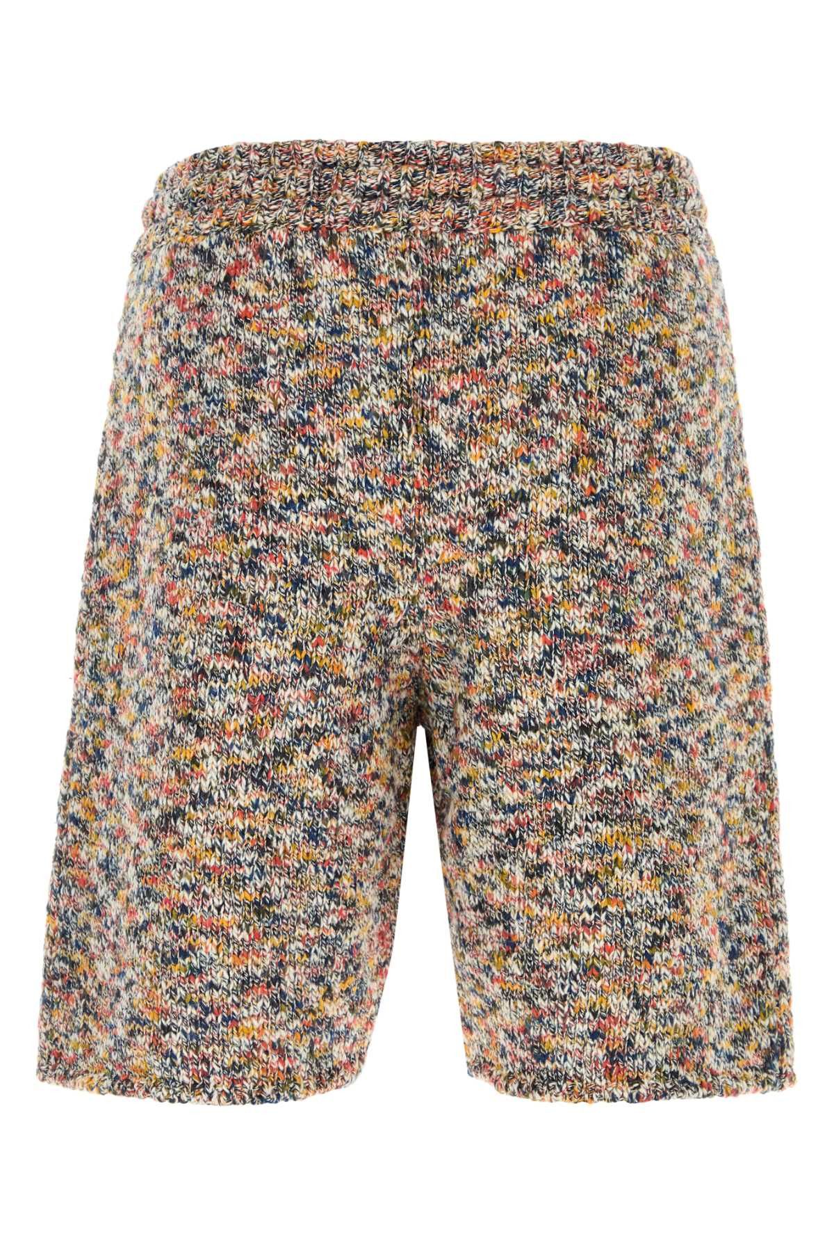 Alanui Multicolor Crochet Dust Of Light Bermuda Shorts Size US L / EU 52-54 / 3 - 2 Thumbnail