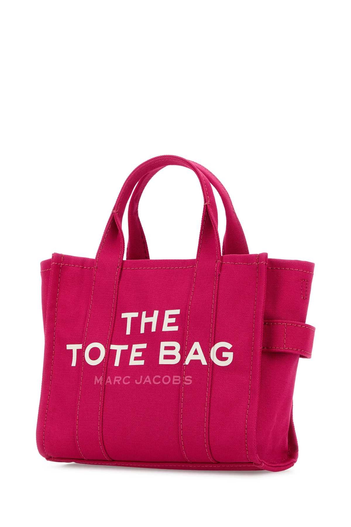 Marc Jacobs Fuchsia Canvas Mini The Tote Bag Handbag Size ONE SIZE - 2 Thumbnail