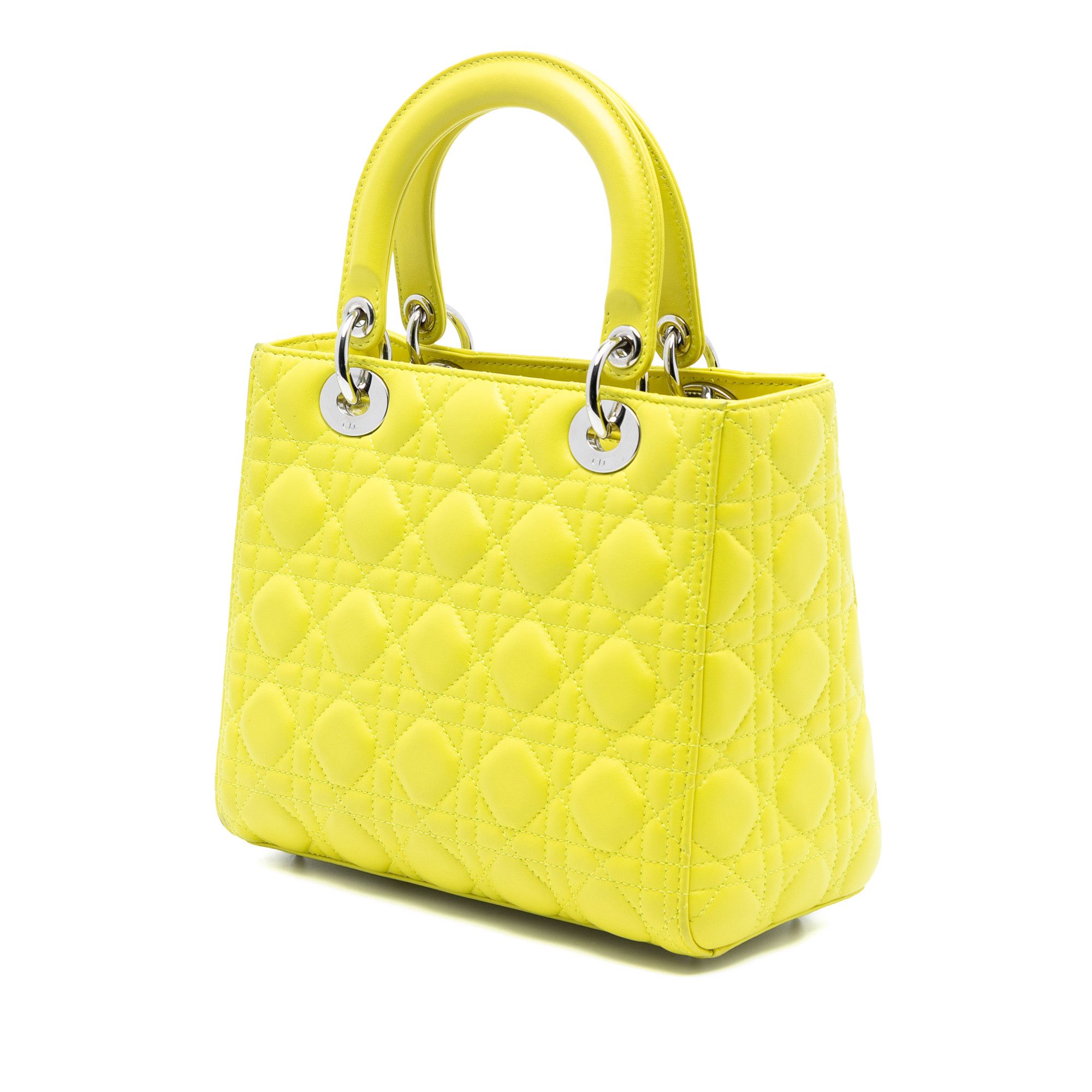 Dior Dior Medium Lambskin Cannage Lady Dior Size ONE SIZE - 2 Thumbnail