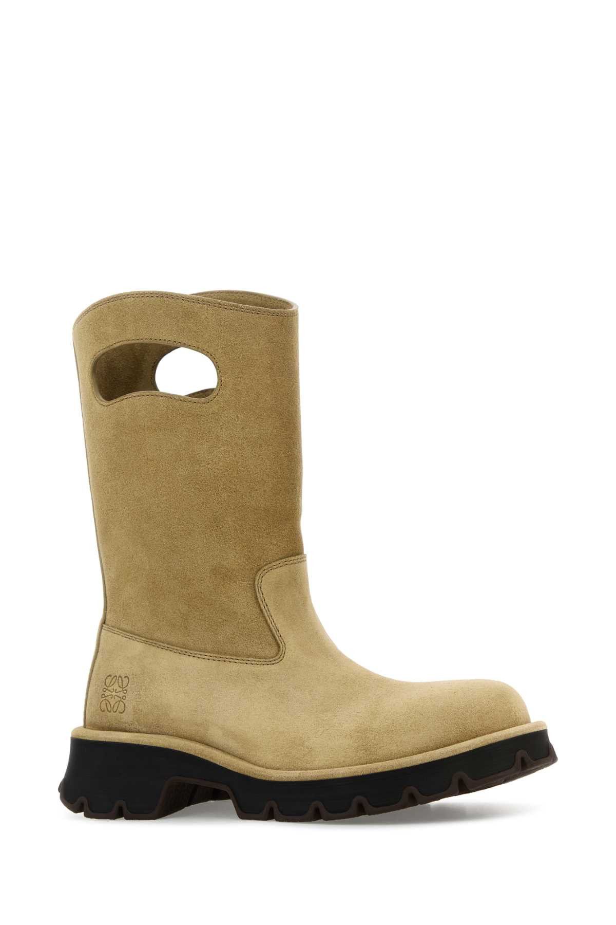 Loewe Beige Suede Boots Size US 10 / EU 43 - 2 Thumbnail