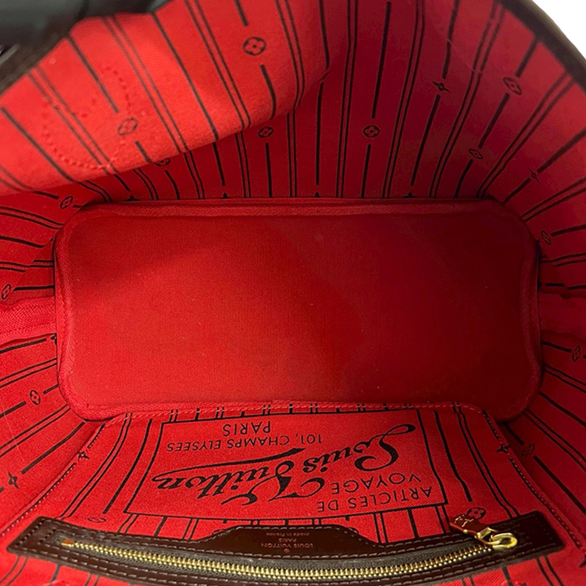 Louis Vuitton Louis Vuitton Damier Ebene Neverfull PM Size ONE SIZE - 7 Thumbnail