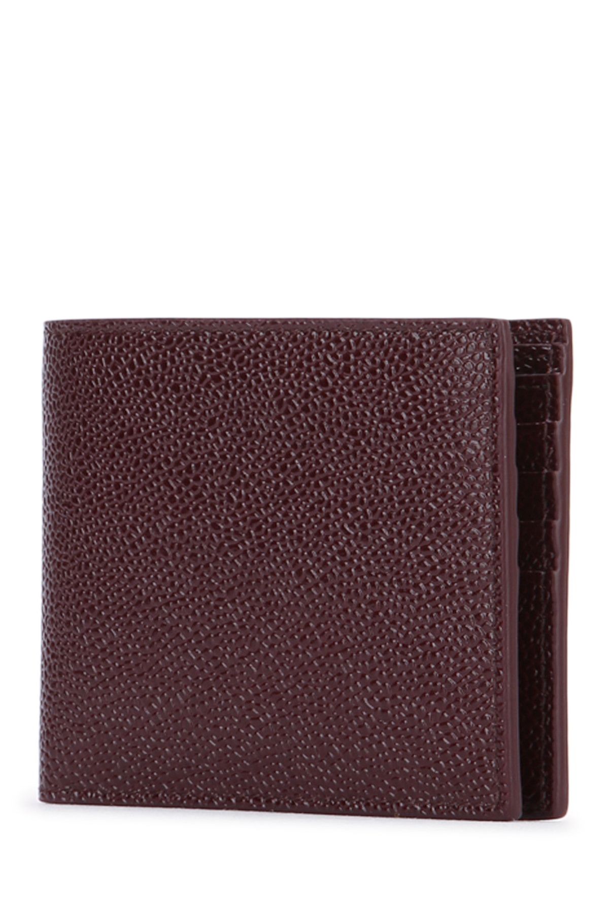 Thom Browne Billfold In Pebble Lucido Leather Size ONE SIZE - 2 Thumbnail
