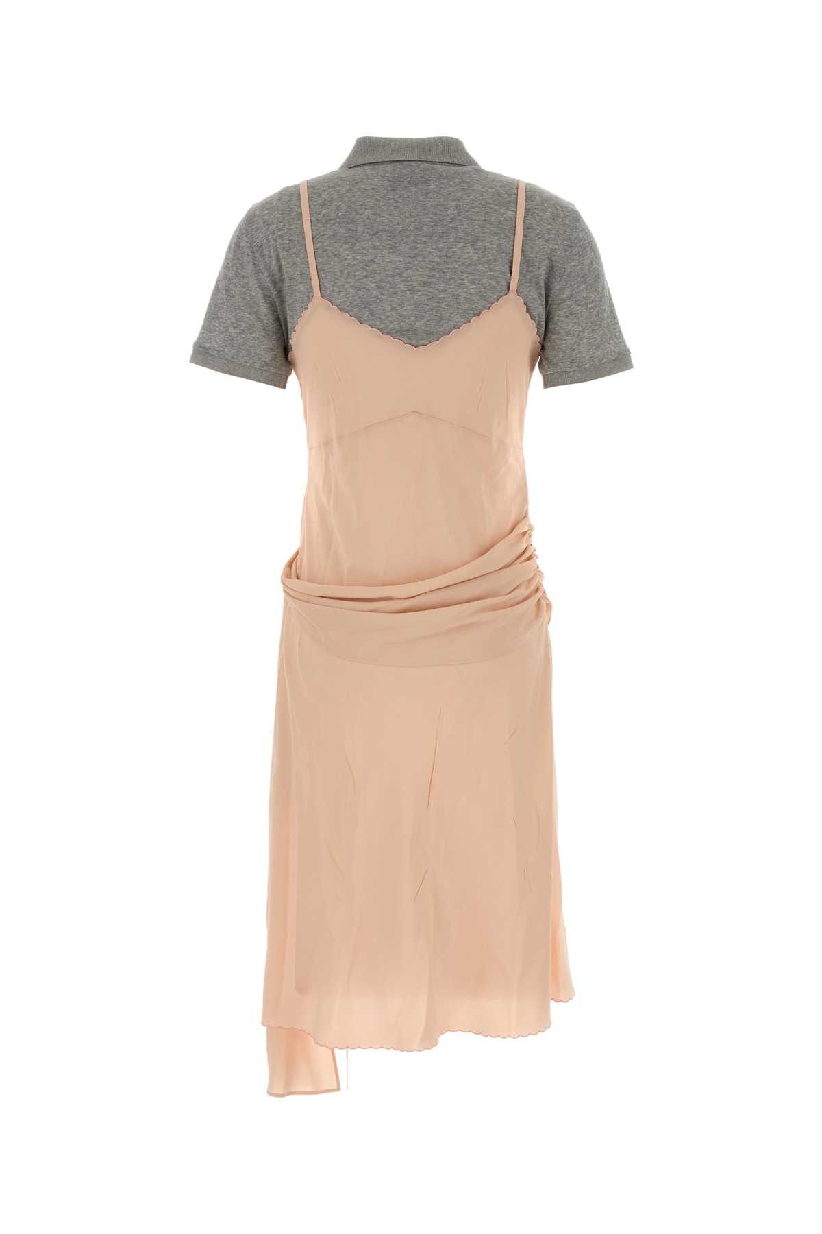 Miu Miu Pink Silk Dress Size S / US 4 / IT 40 - 2 Thumbnail