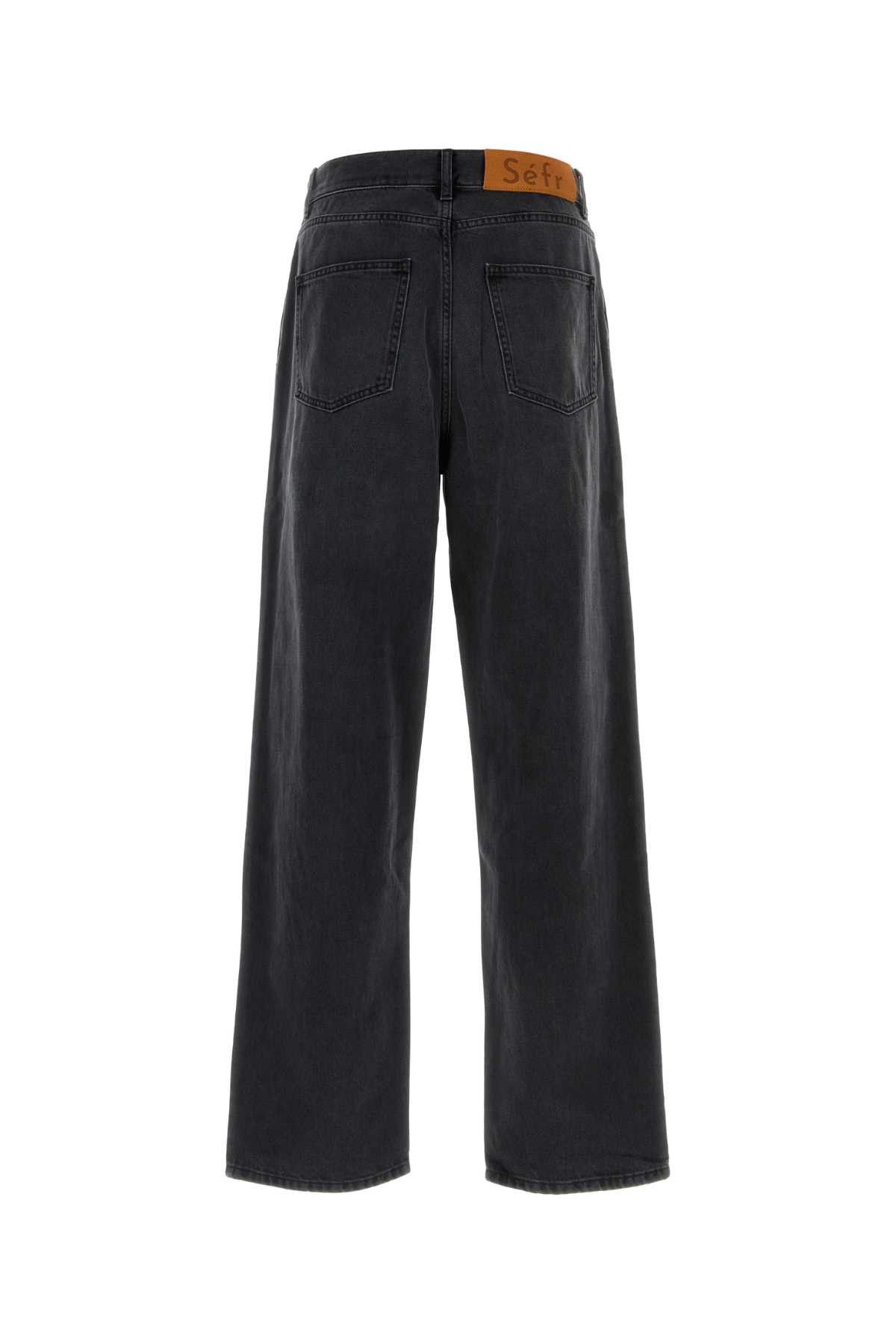Sefr Black Denim Jeans Size US 30 / EU 46 - 2 Thumbnail