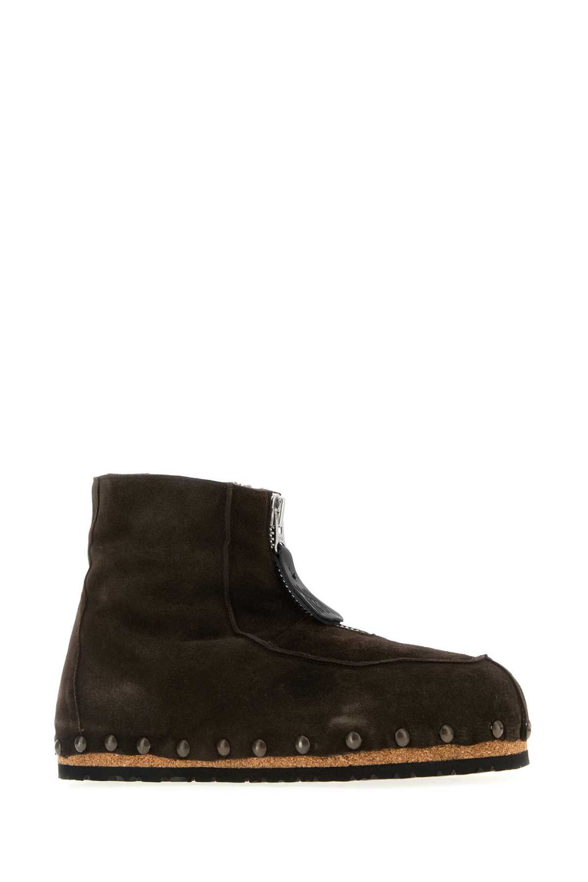 Magliano Dark Brown Suede Ankle Boots Size US 7 / EU 40 - 2 Thumbnail