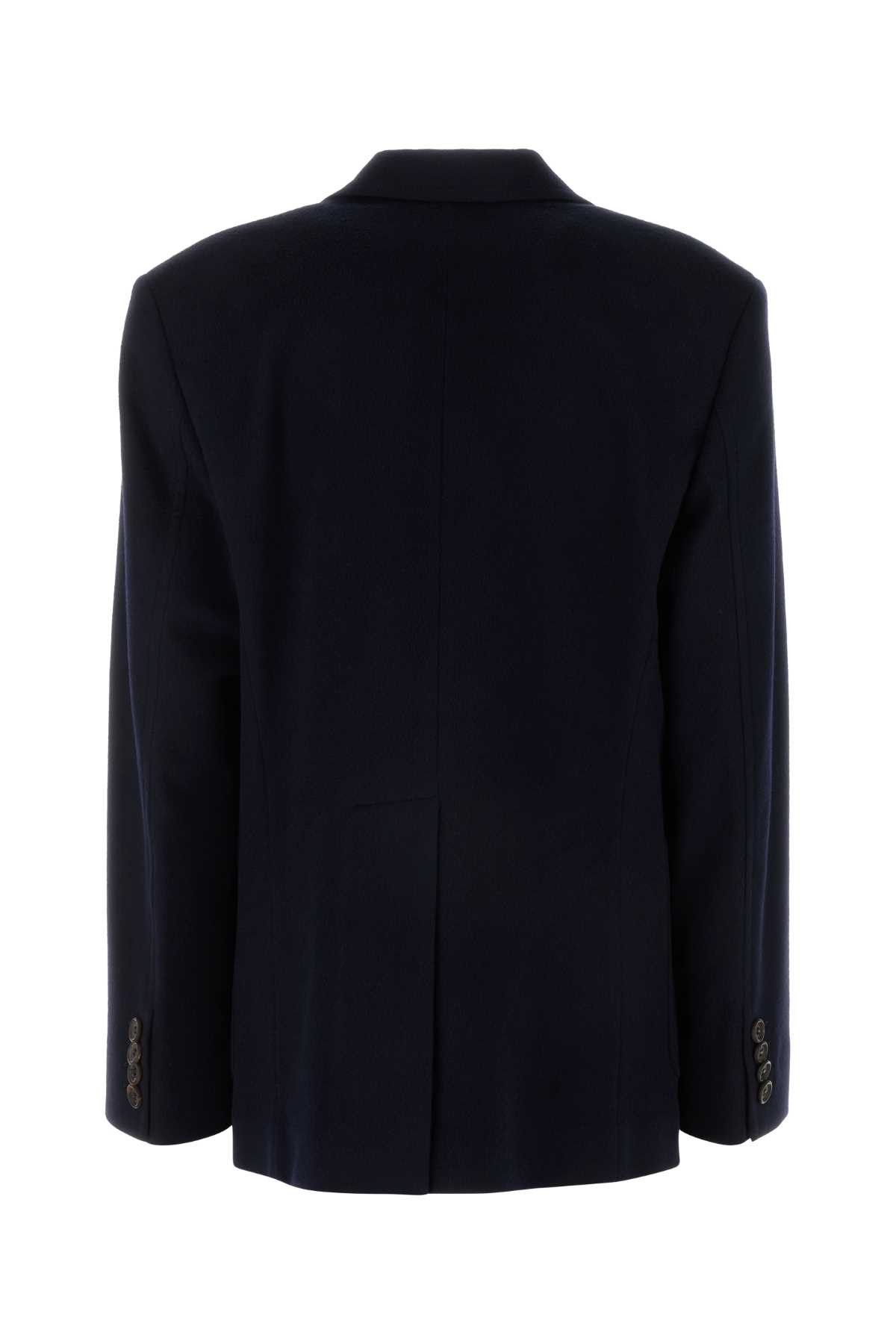 Miu Miu Midnight Blue Wool Blend Blazer Size M / US 6-8 / IT 42-44 - 2 Thumbnail