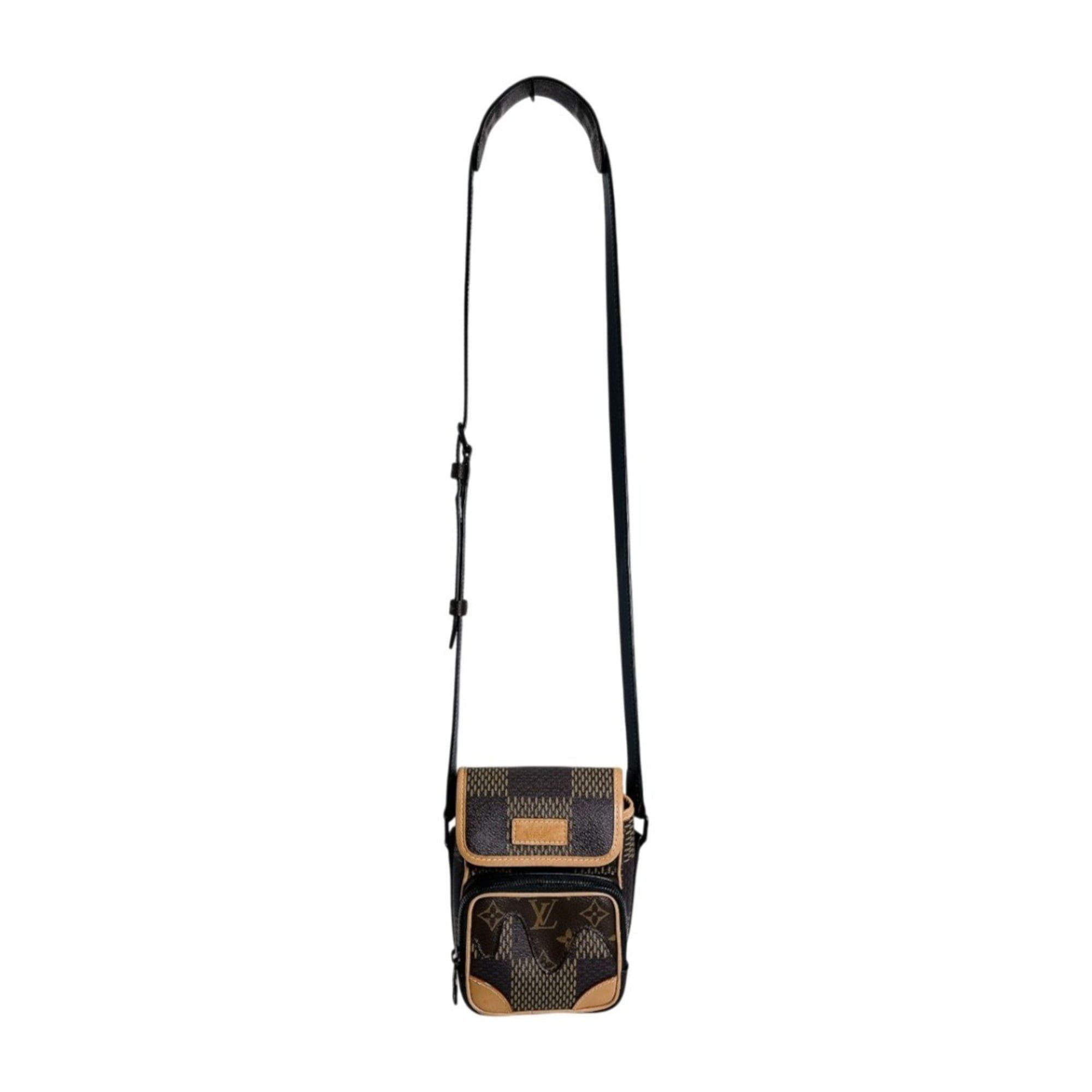 Louis Vuitton Louis Vuitton Amazon Messenger Bag Damier Giant Geant Canvas N40357 Brown Size ONE SIZE - 3 Thumbnail